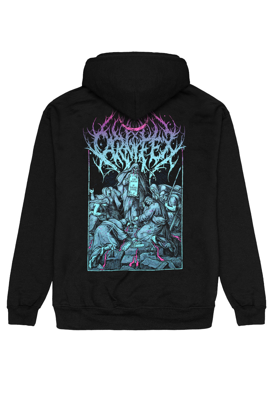 Carnifex - Dead Eyes Face Mask - Hoodie | Neutral-Image