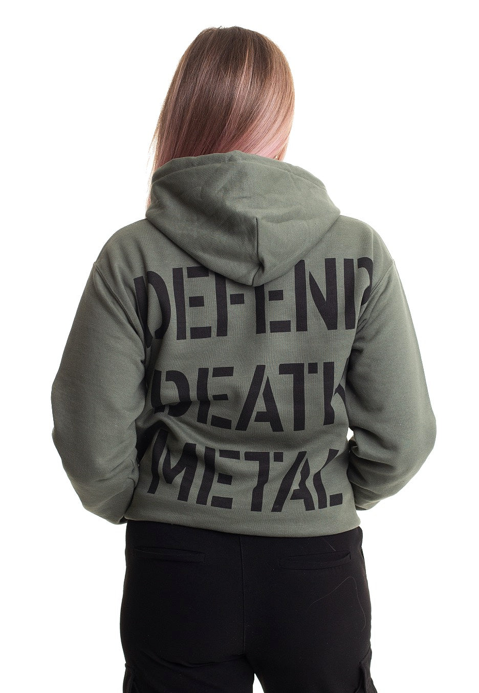 Carnifex - Defend Death Metal Military Green - Hoodie | Women-Image