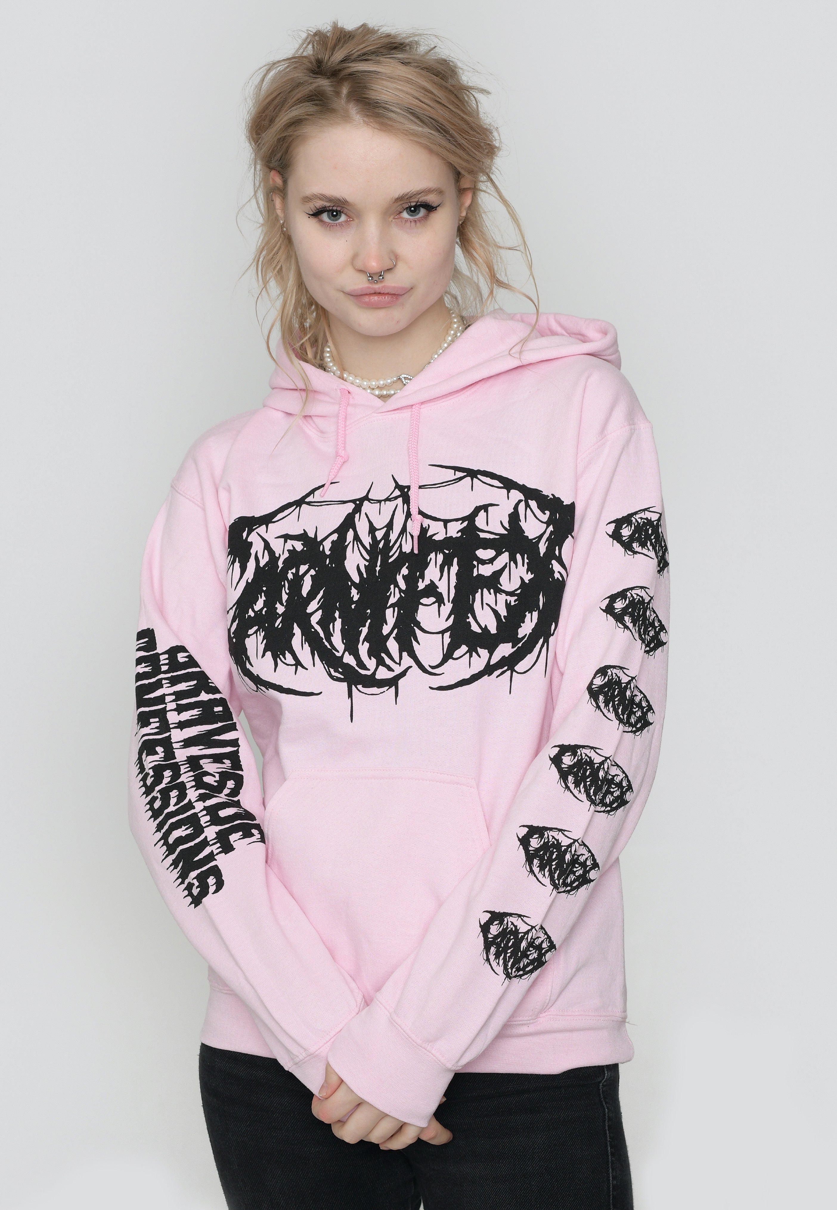 Carnifex - Slam Logo Light Pink - Hoodie | Women-Image