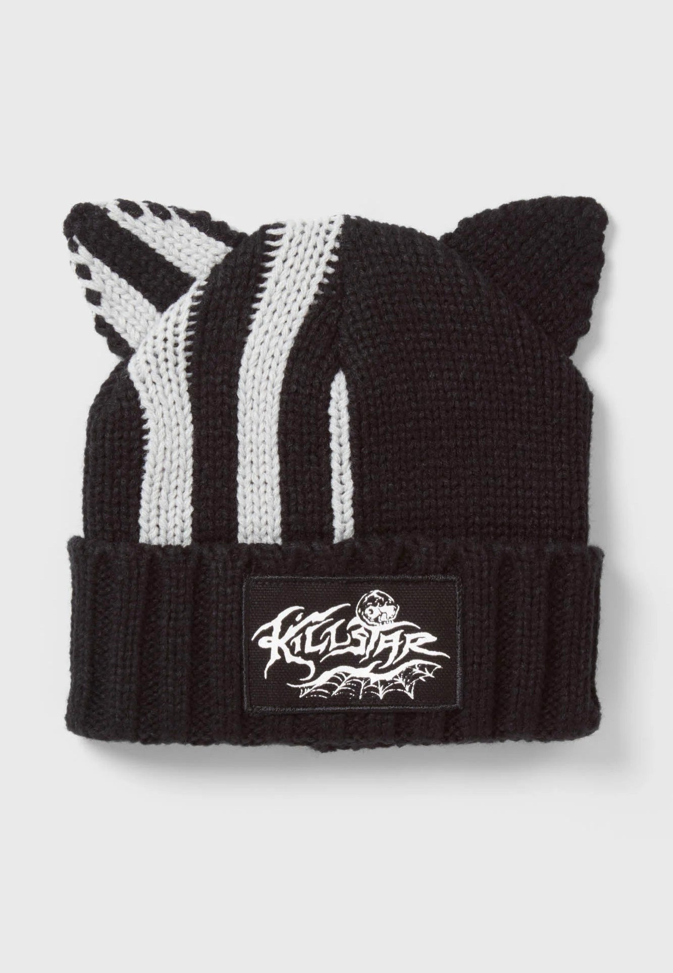 Killstar - Cat Scratch Black/White - Beanie | Neutral-Image