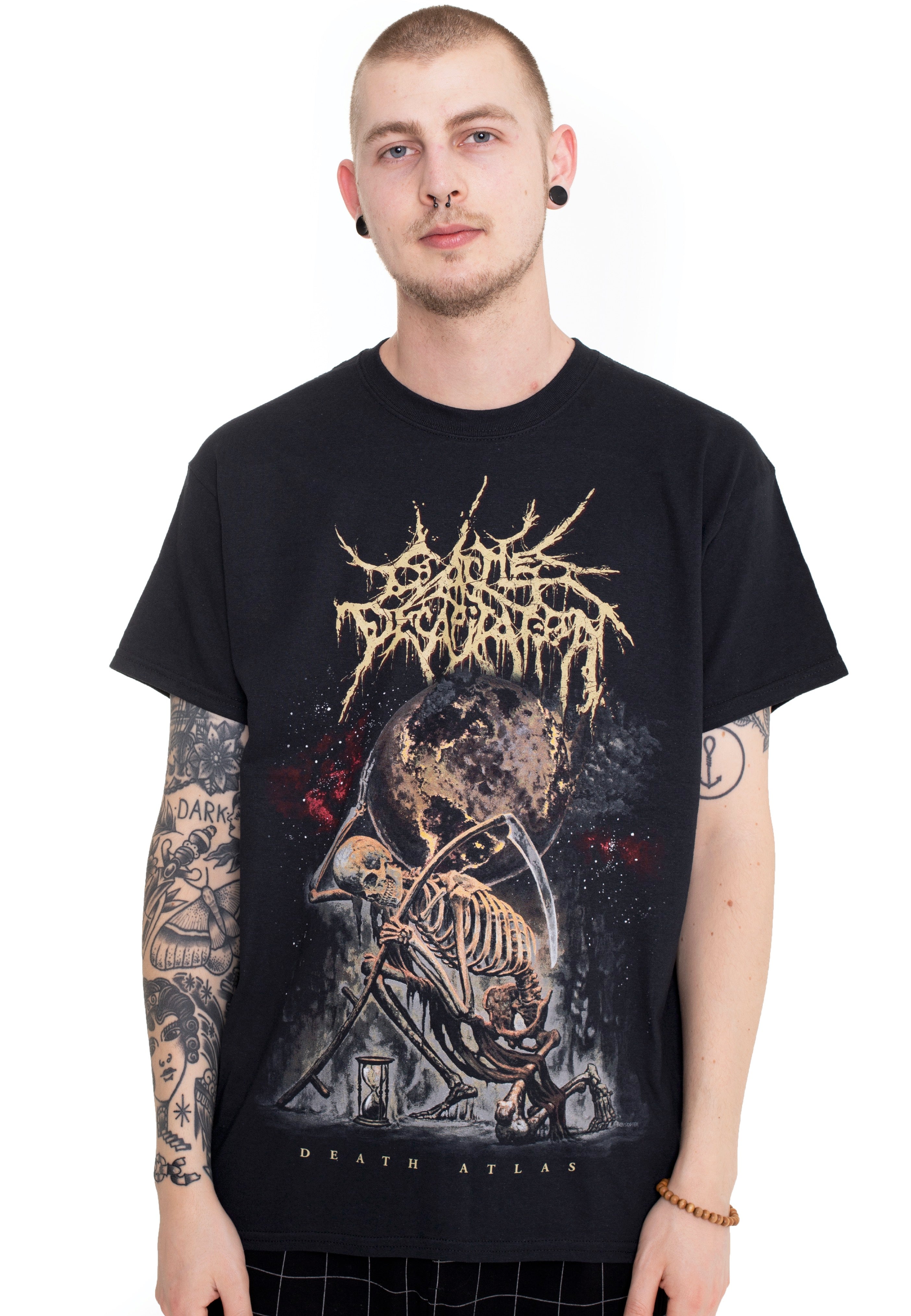 Cattle Decapitation - Death Atlas Cover - T-Shirt | Men-Image