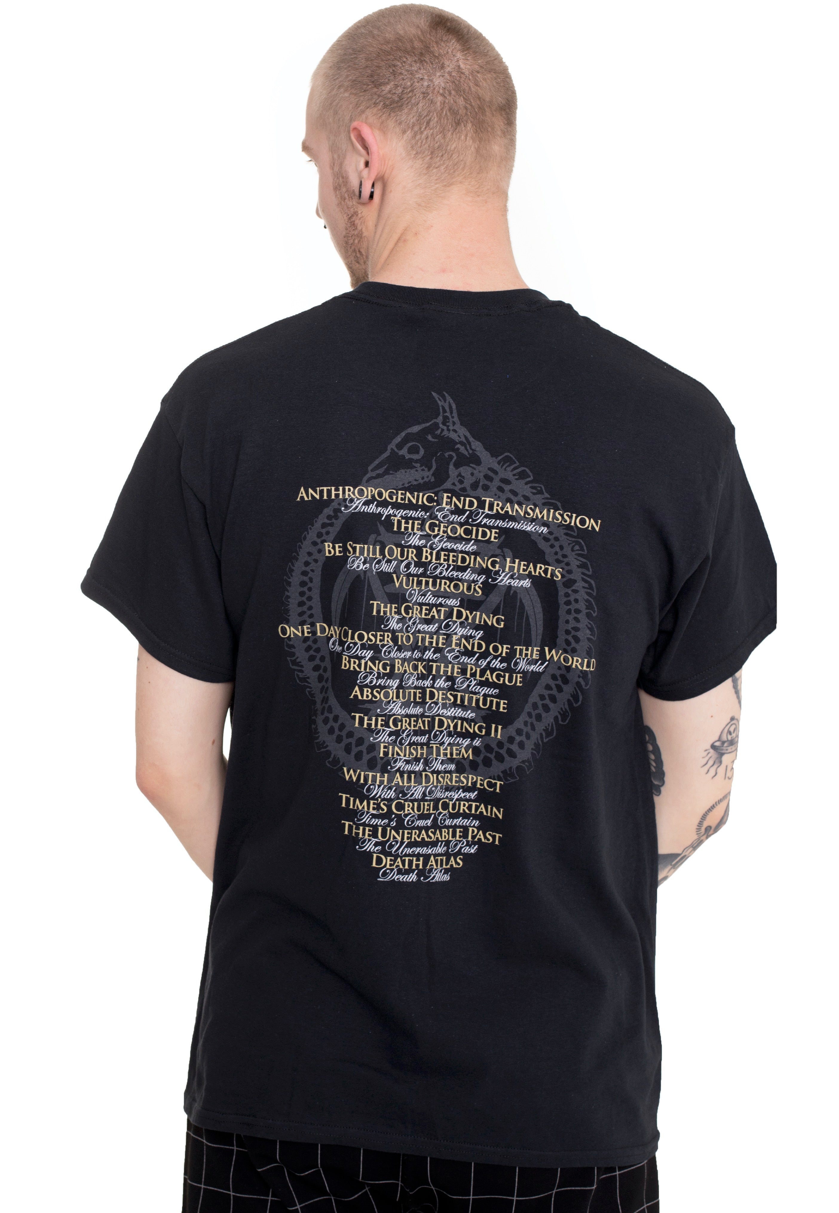 Cattle Decapitation - Death Atlas Cover - T-Shirt | Men-Image