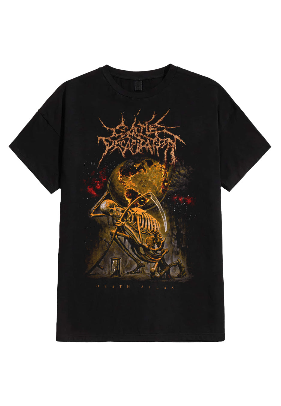 Cattle Decapitation - Death Atlas Cover - T-Shirt | Neutral-Image