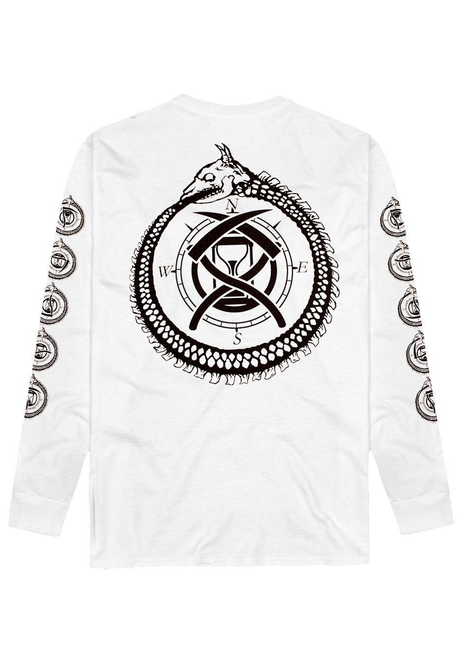 Cattle Decapitation - Ouroboros White - Longsleeve | Neutral-Image