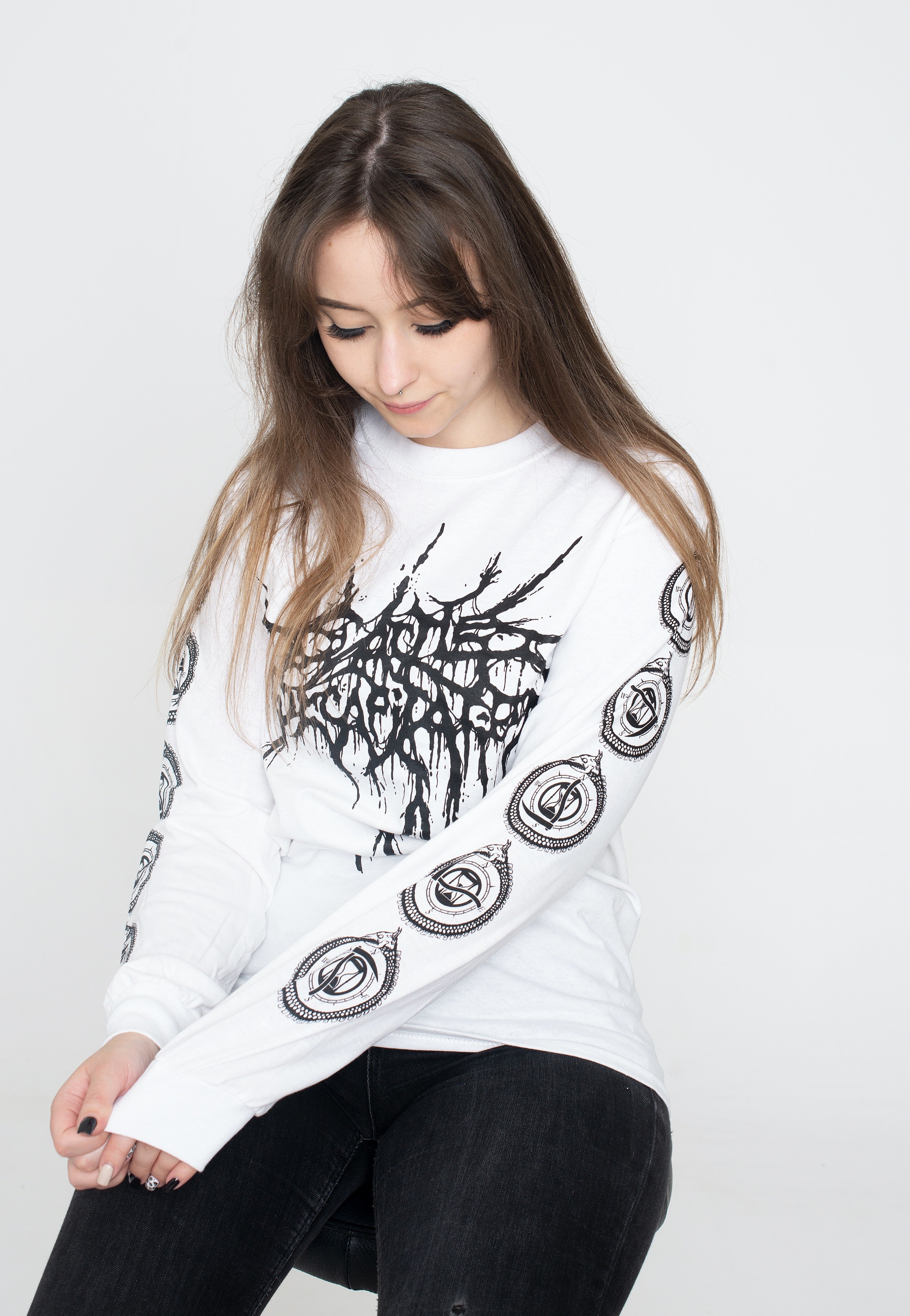 Cattle Decapitation - Ouroboros White - Longsleeve | Women-Image