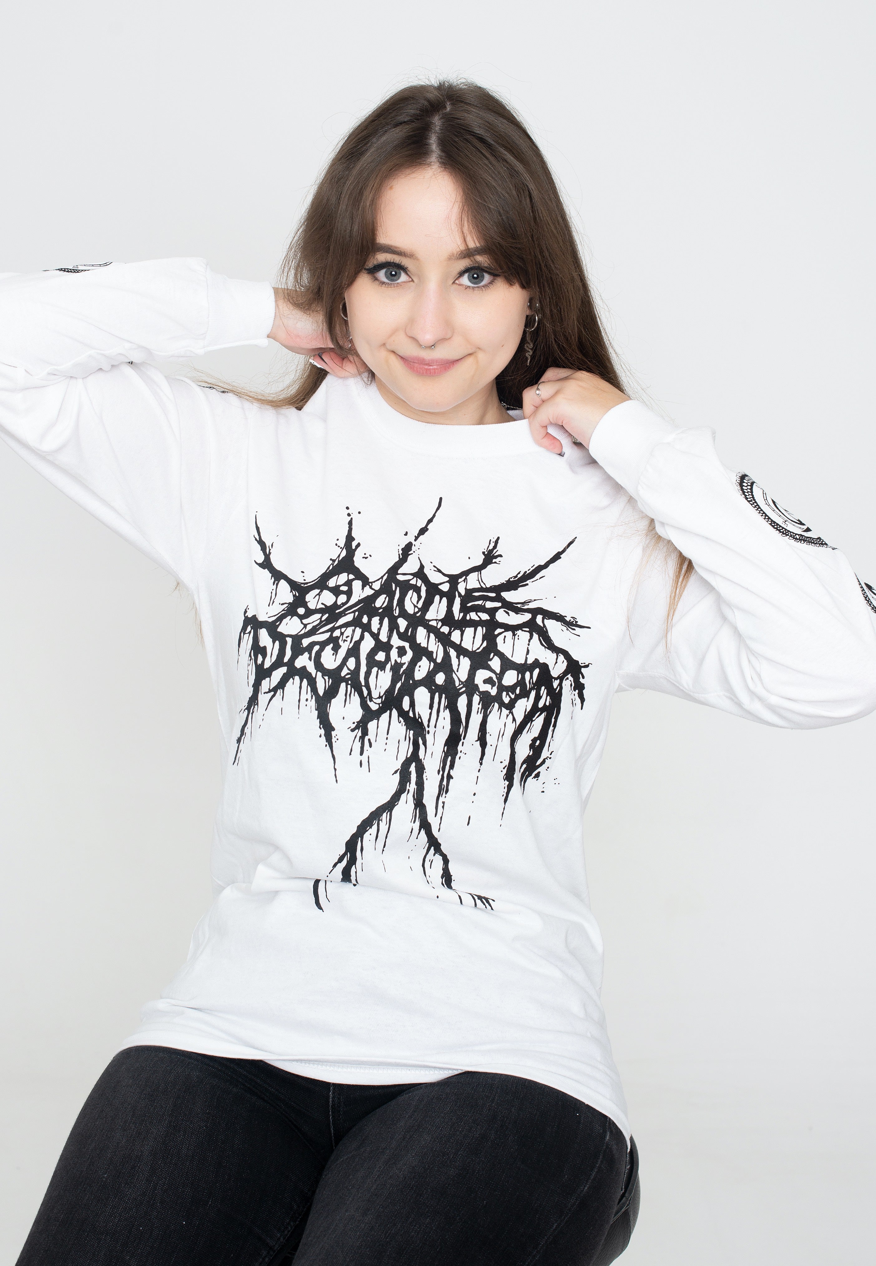 Cattle Decapitation - Ouroboros White - Longsleeve | Women-Image