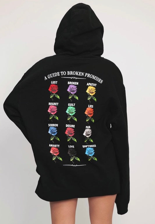 Broken Promises - Feeled Guide Black - Hoodie | Women-Image