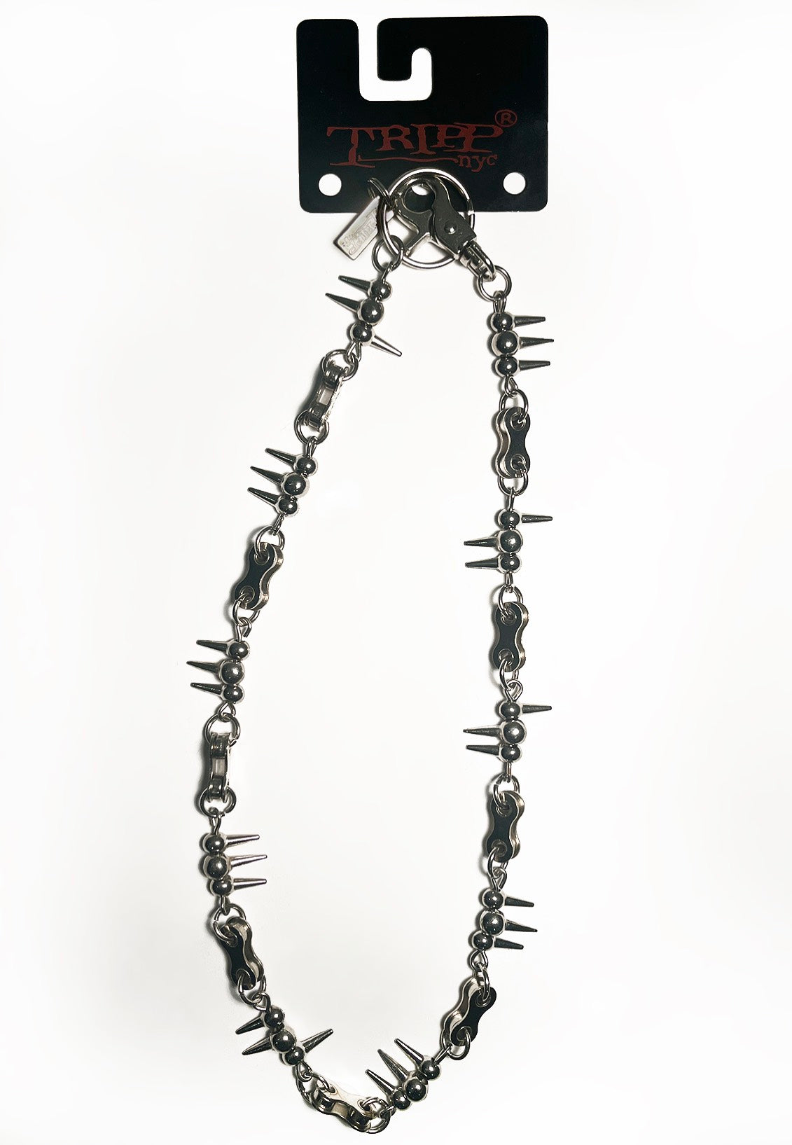 Tripp NYC - Spike Silver - Wallet Chain | Neutral-Image