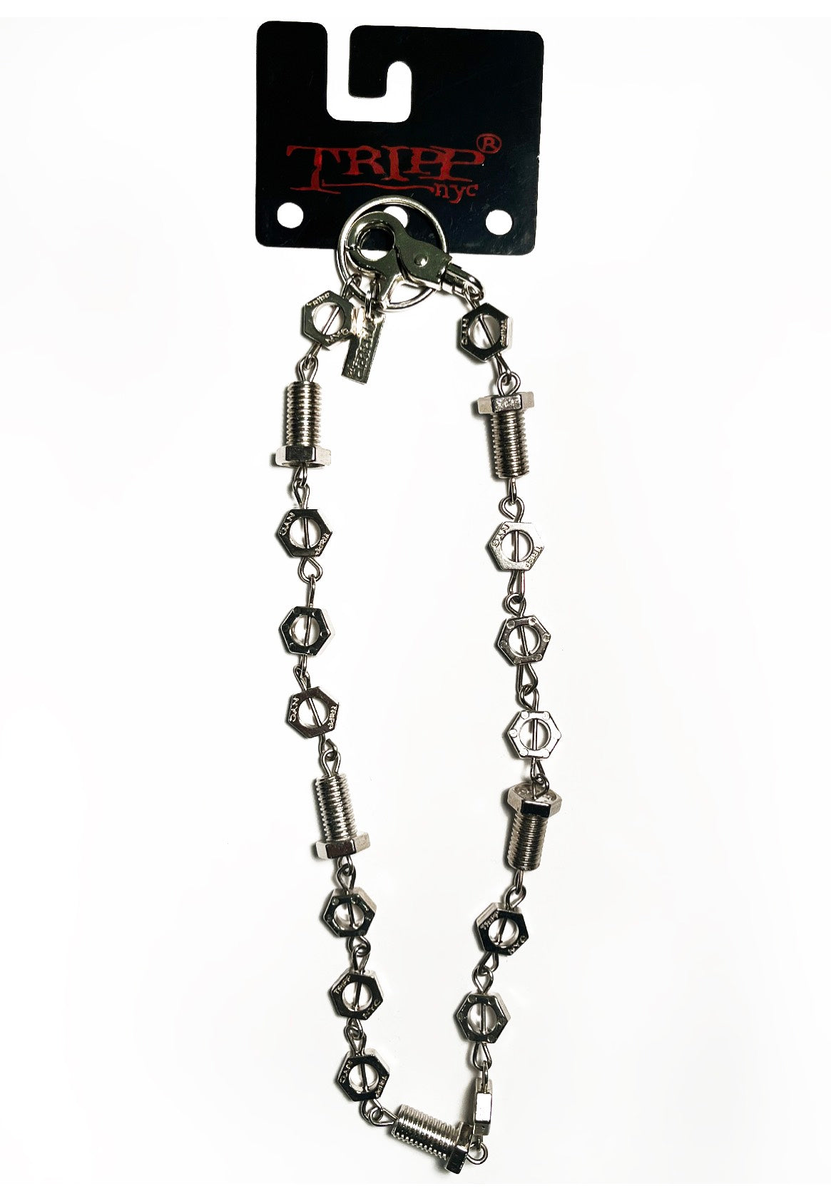 Tripp NYC - Nut & Bolt Silver - Wallet Chain | Neutral-Image