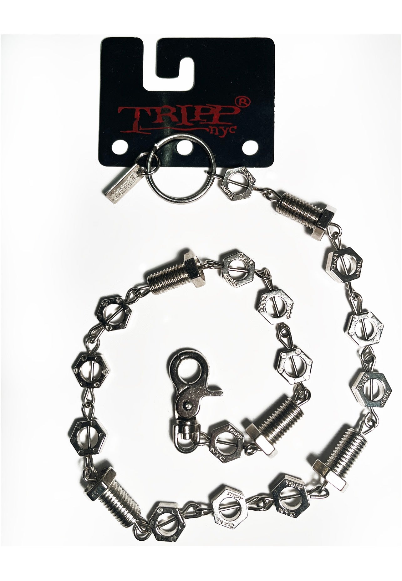 Tripp NYC - Nut & Bolt Silver - Wallet Chain | Neutral-Image