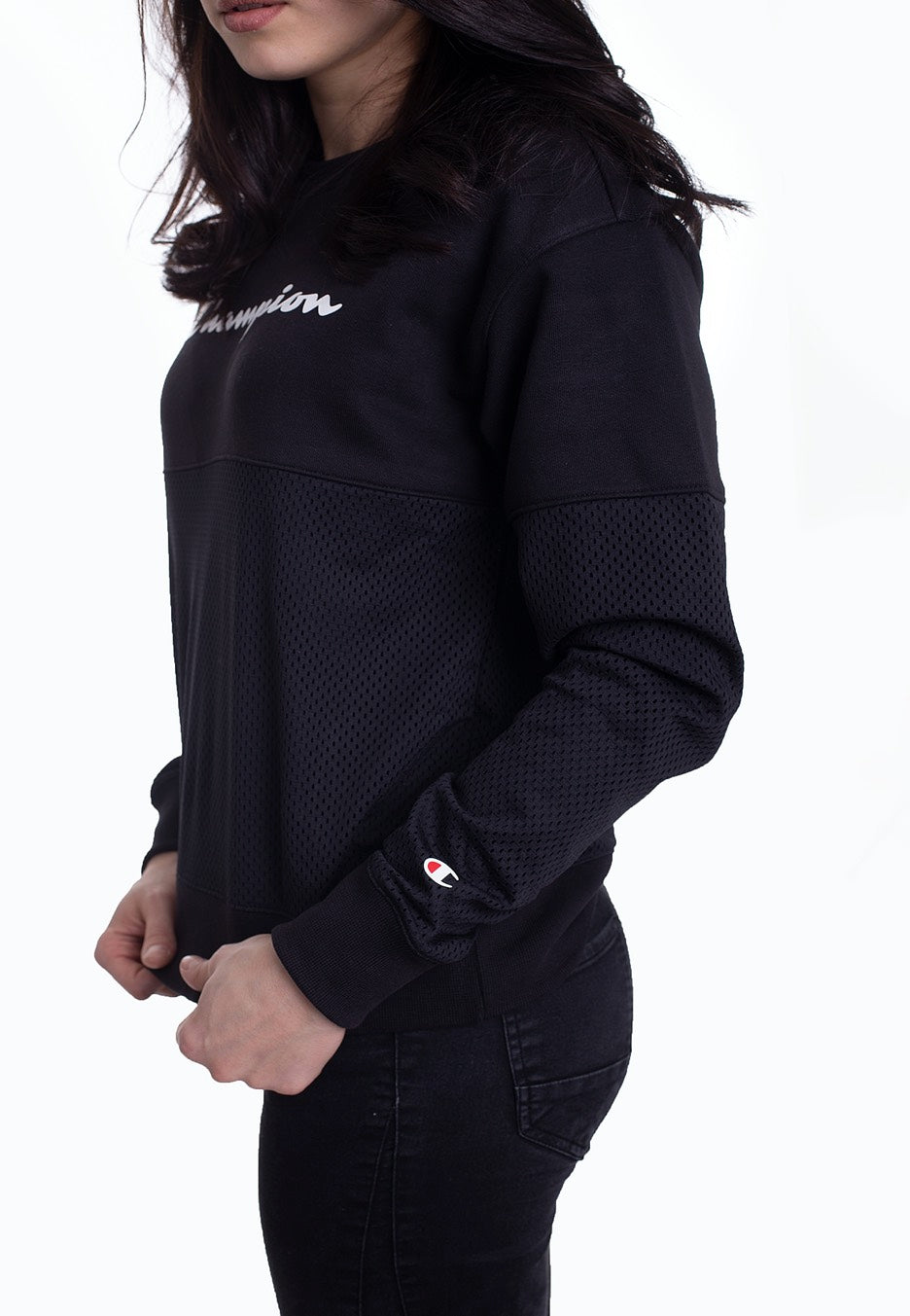 Champion - Crewneck Black - Sweater | Women-Image