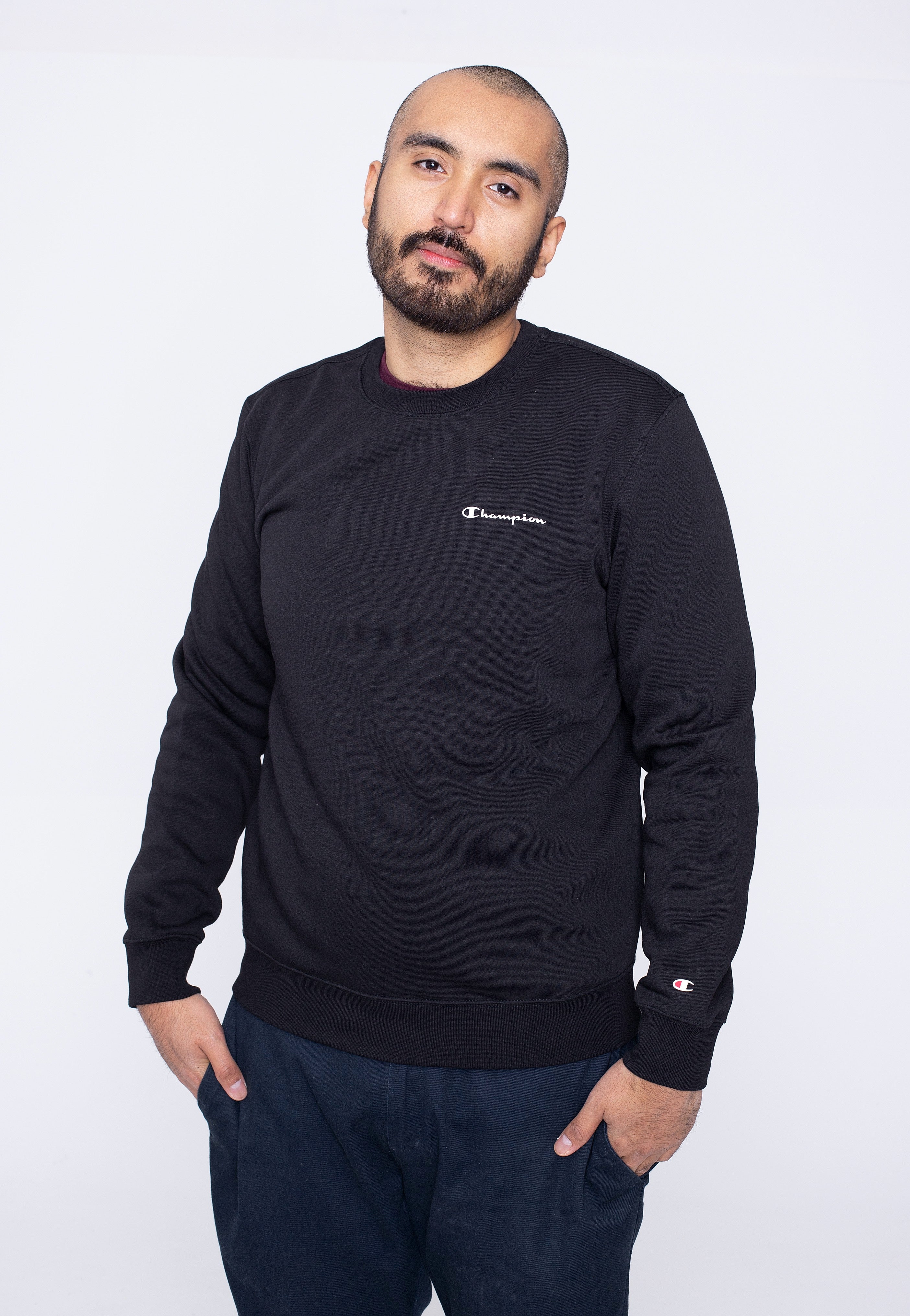 Champion - Crewneck Pocket Logo NBK - Sweater | Men-Image