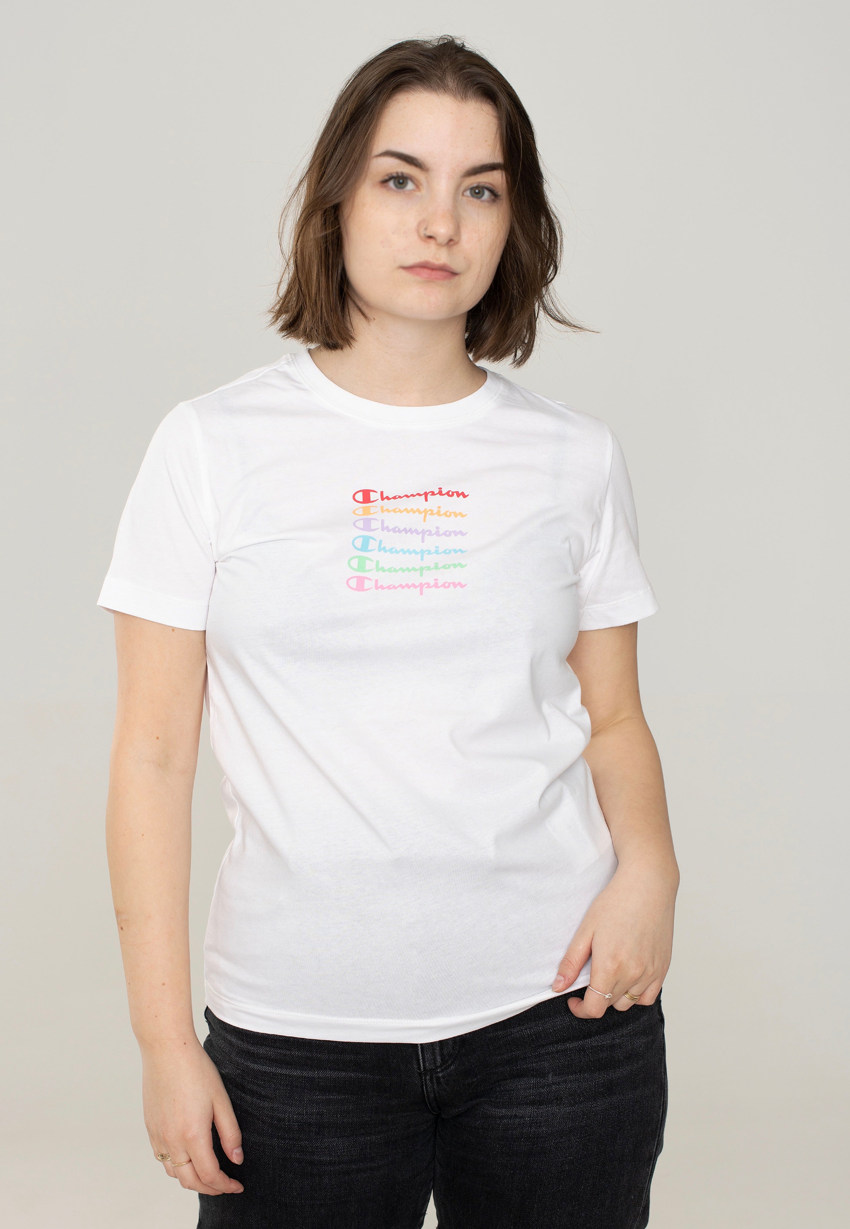 Champion - Crewneck White - T-Shirt | Women-Image