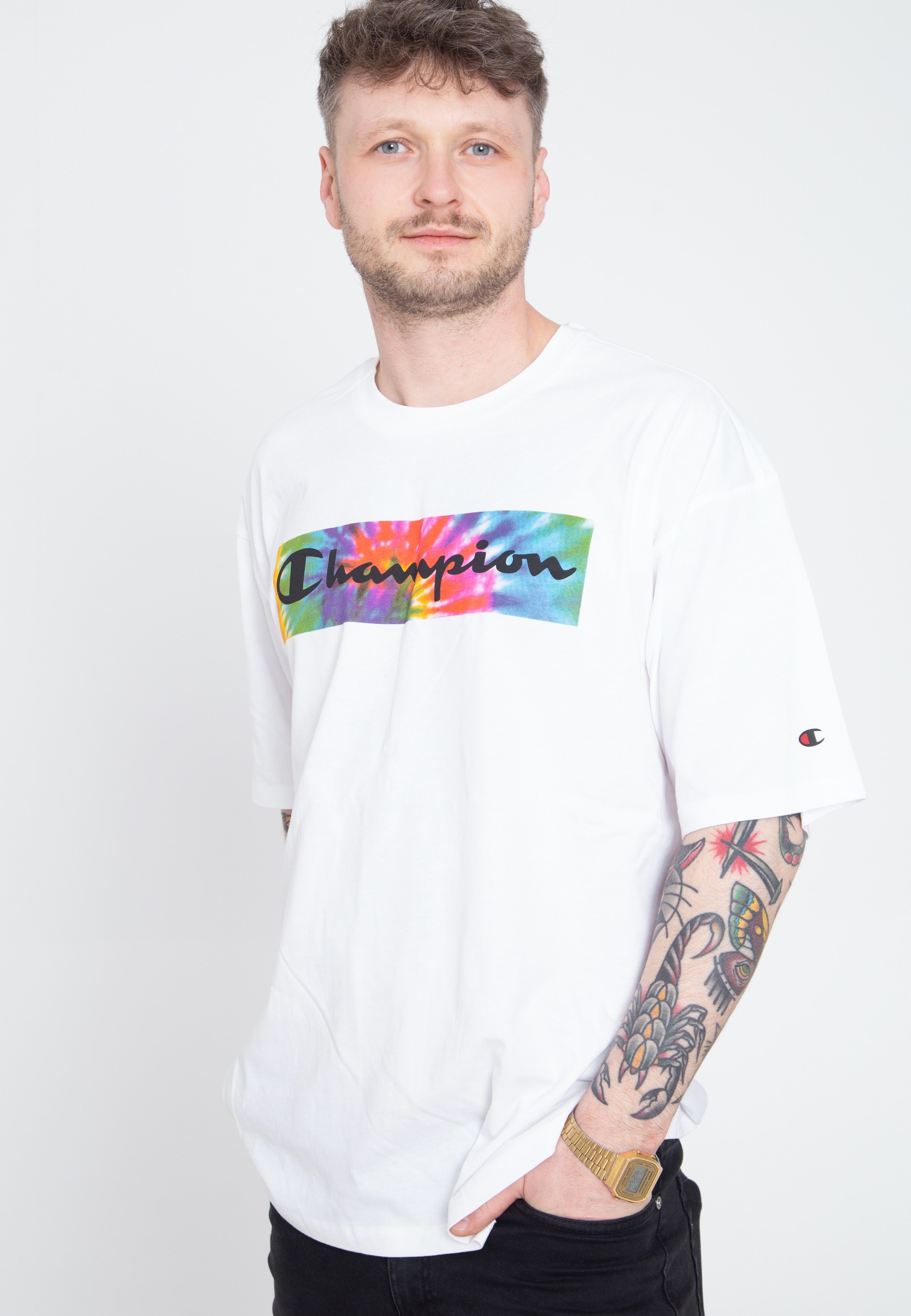 Champion - Crewneck WHT - T-Shirt | Men-Image