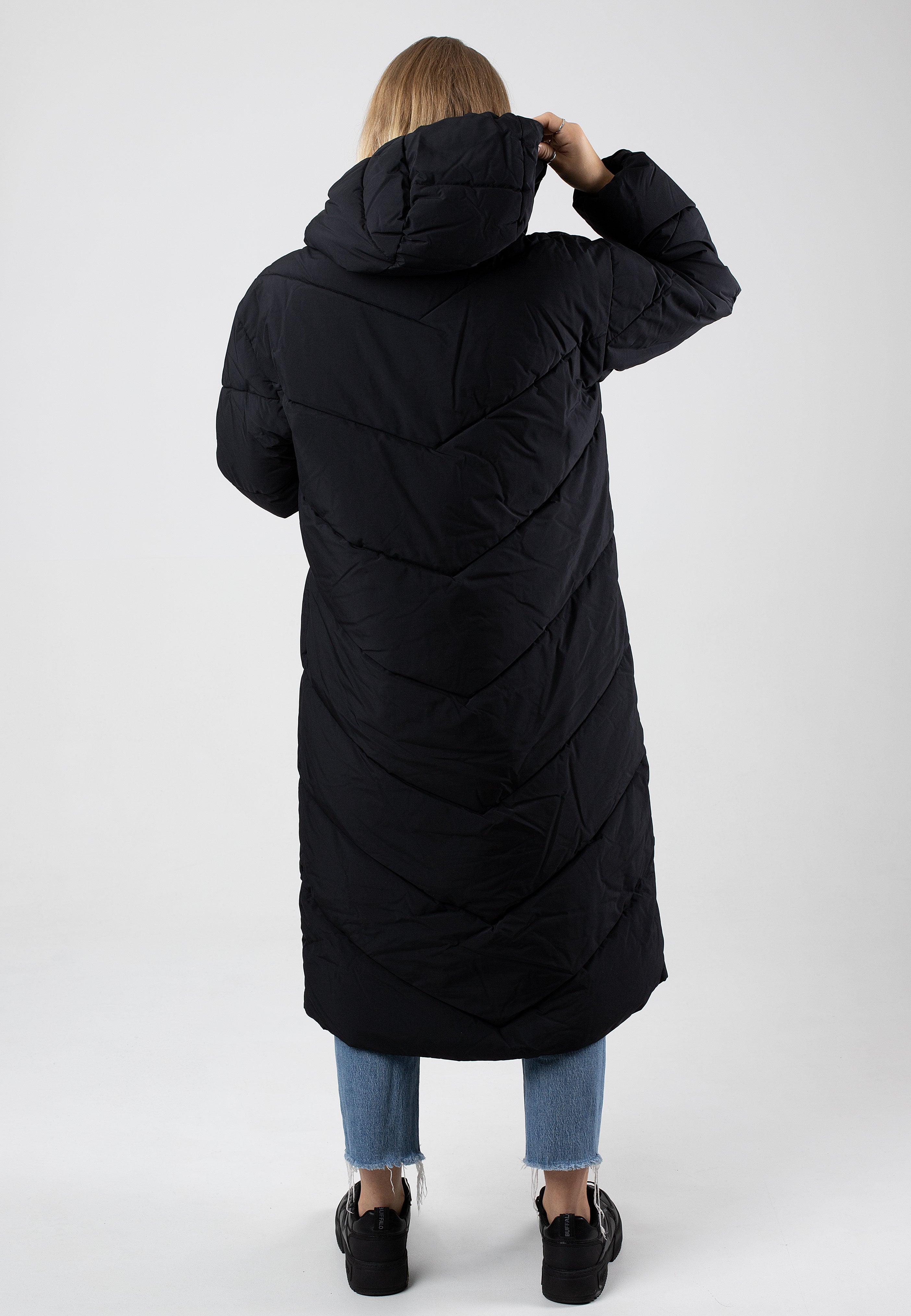 Champion - Hooded Polyfilled Black Beauty - Jacket | Women-Image