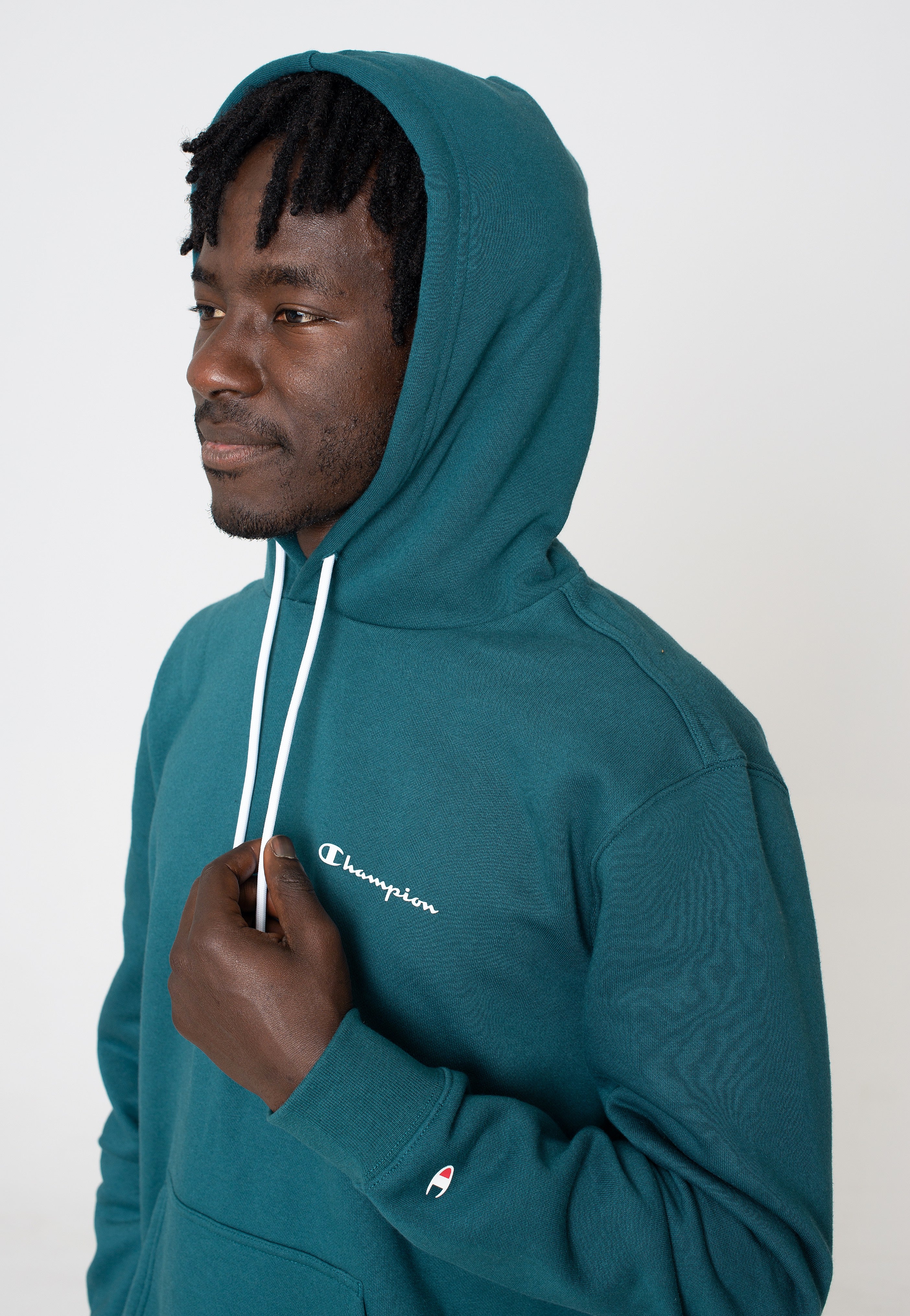 Champion - Hooded Sweatshirt Deep Teal - Hoodie | Men-Image