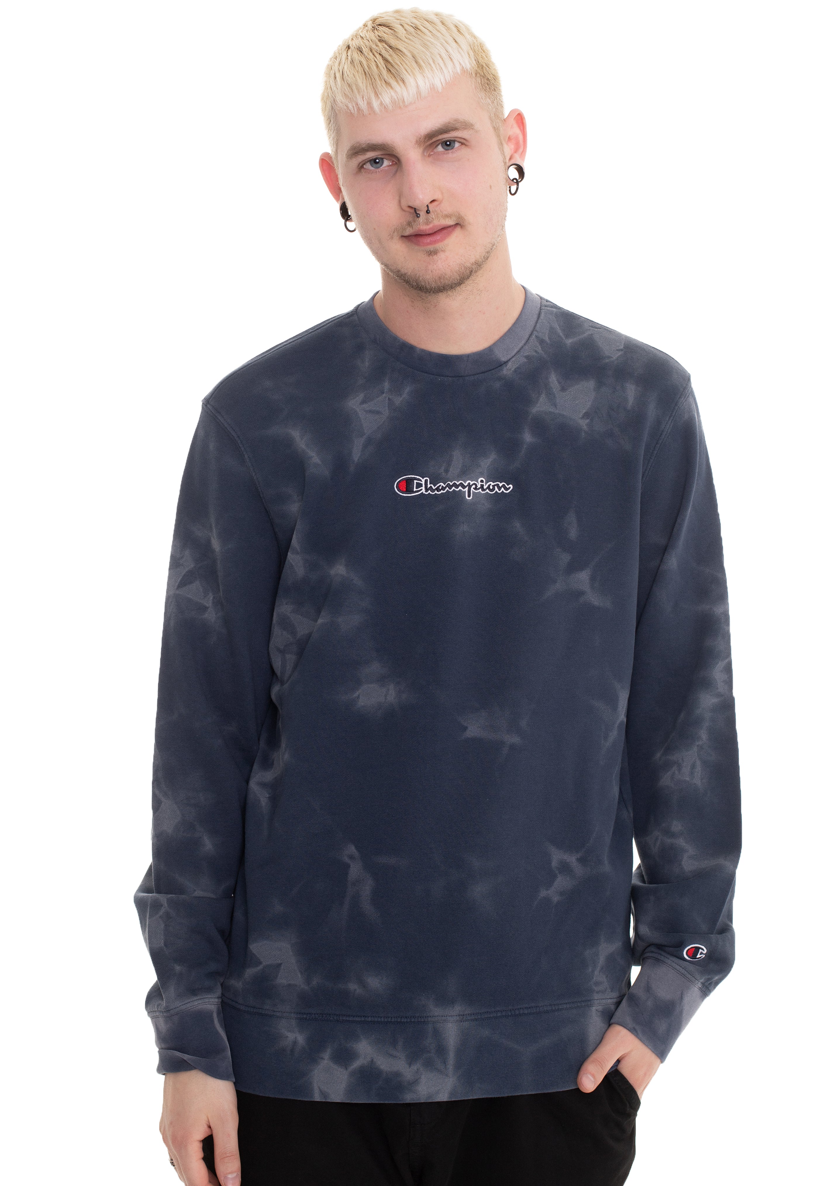 Champion - Logo Crewneck NVB - Sweater | Men-Image