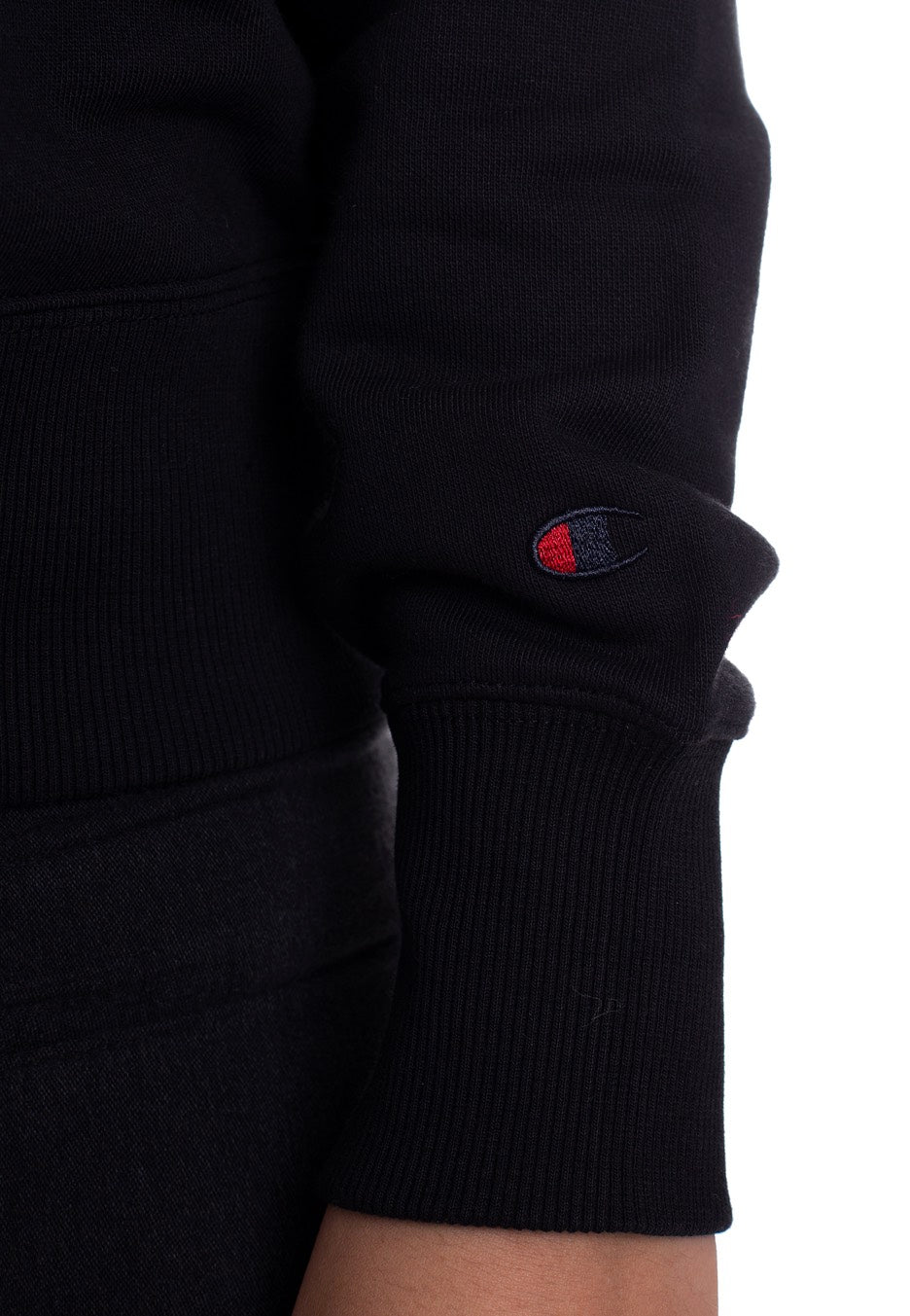 Champion - Recycle Fleece High Neck Brand Manifesto BLK - Sweater | Women-Image