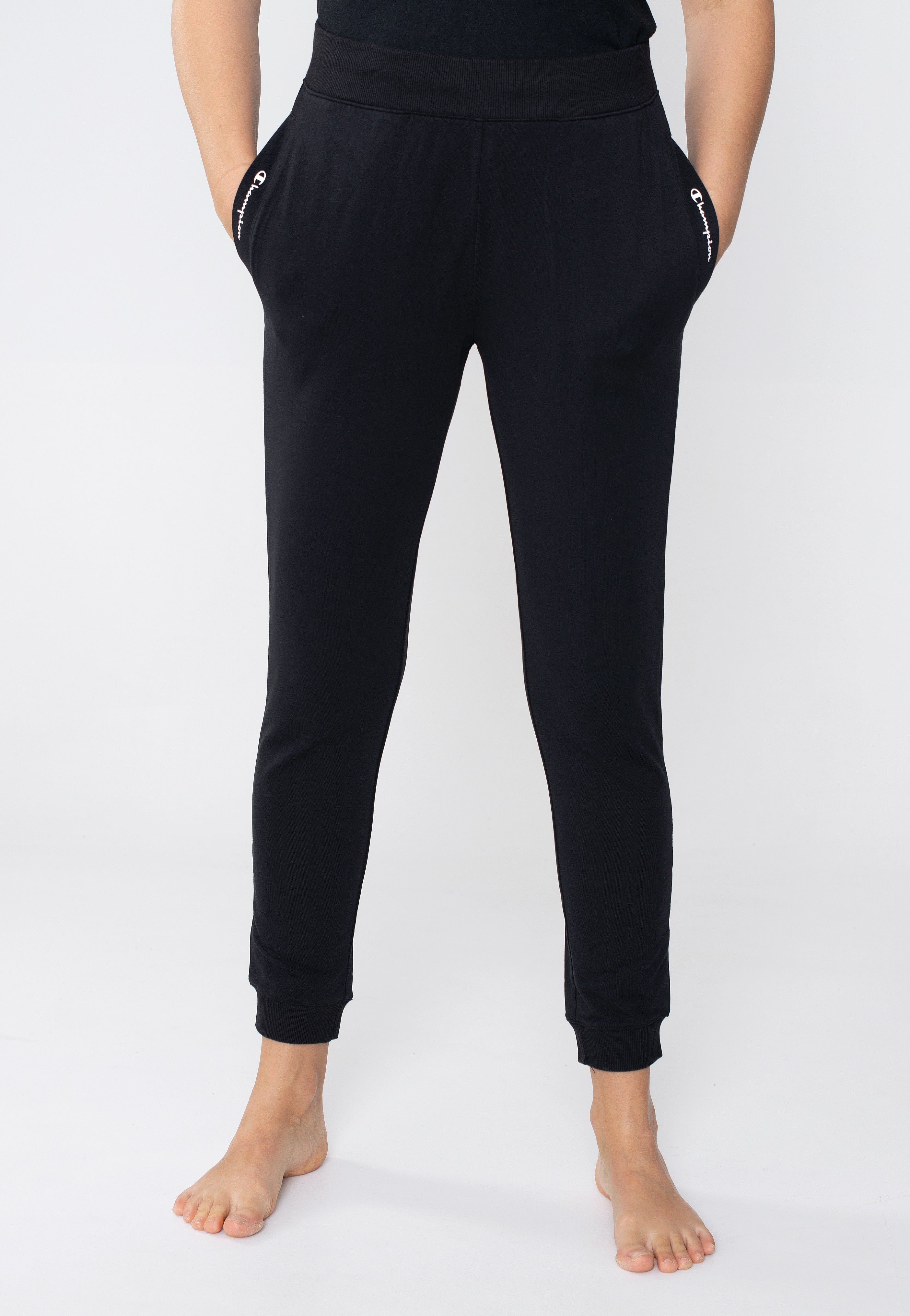 Champion - Rib Cuff Black Beauty - Sweat Pants | Women-Image