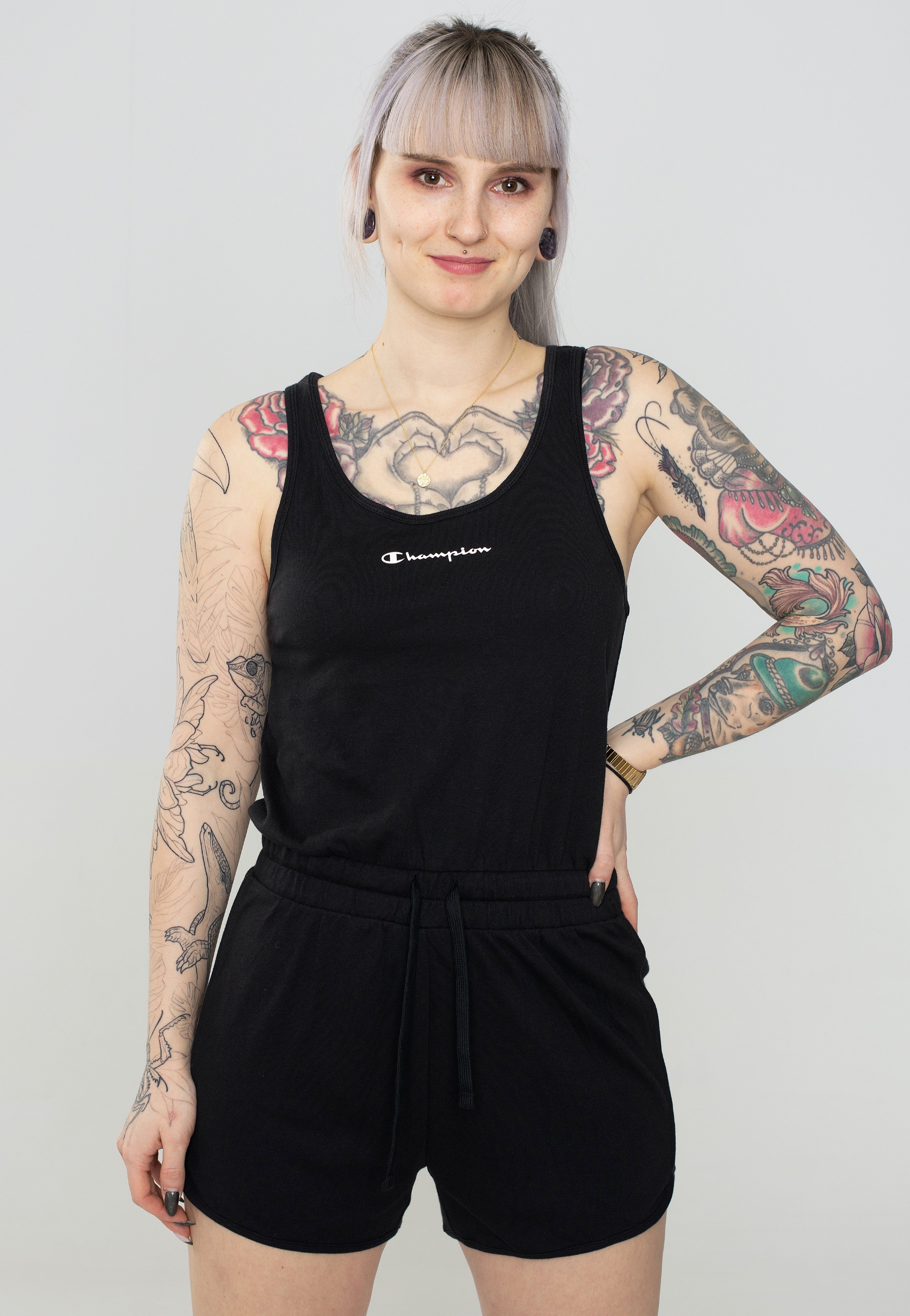 Champion - Salopette Black Beauty - Jumpsuit | Women-Image