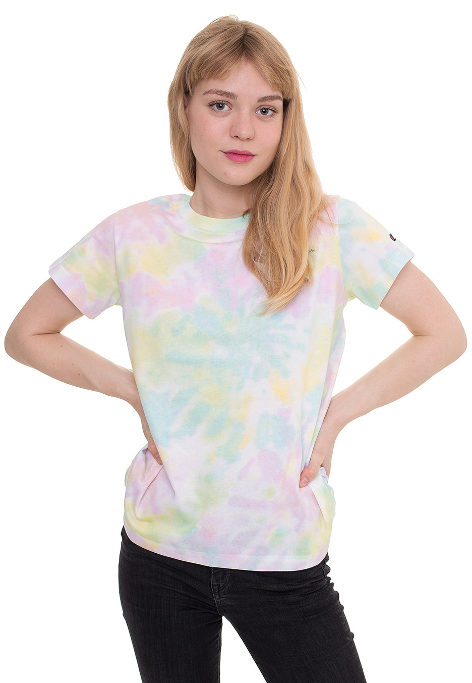 Champion - Street Culture Crewneck T-Shirt WHT/ALLOVER - T-Shirt | Women-Image