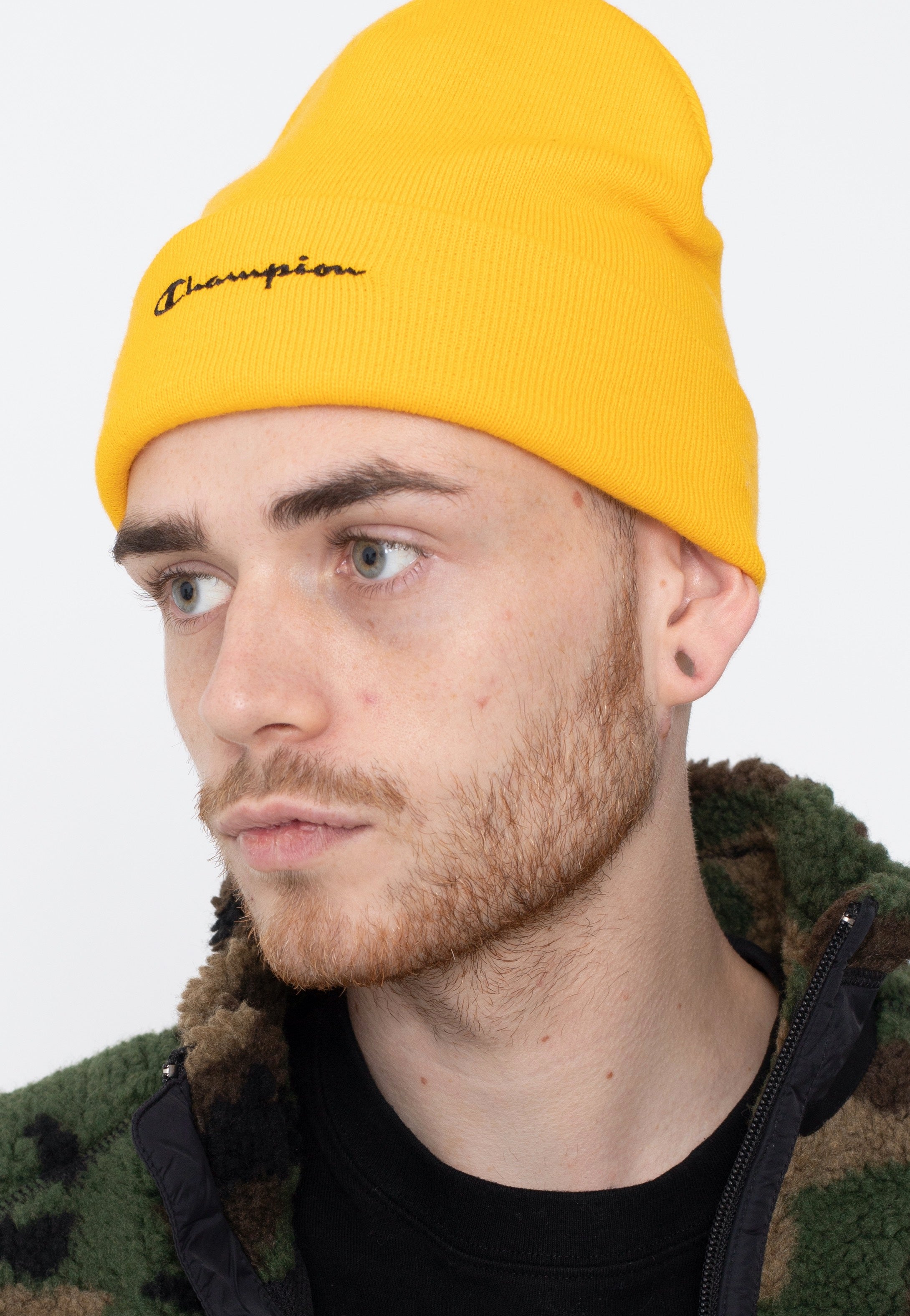 Champion - Yarn HB Acrylic Logo GLD - Beanie | Neutral-Image