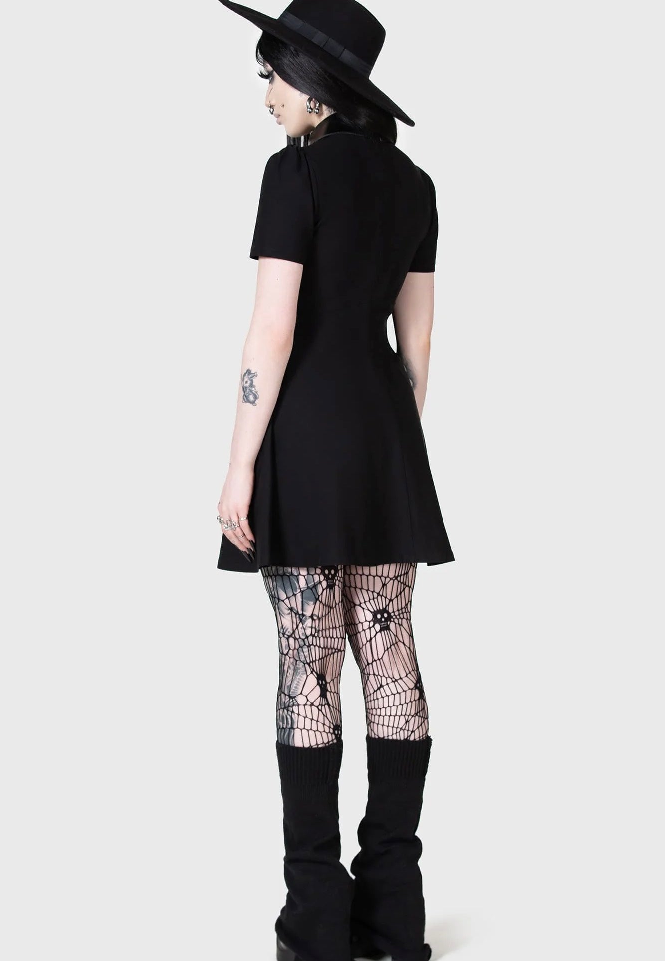 Killstar x Kihilist - Chapel Collar Black - Dress | Women-Image