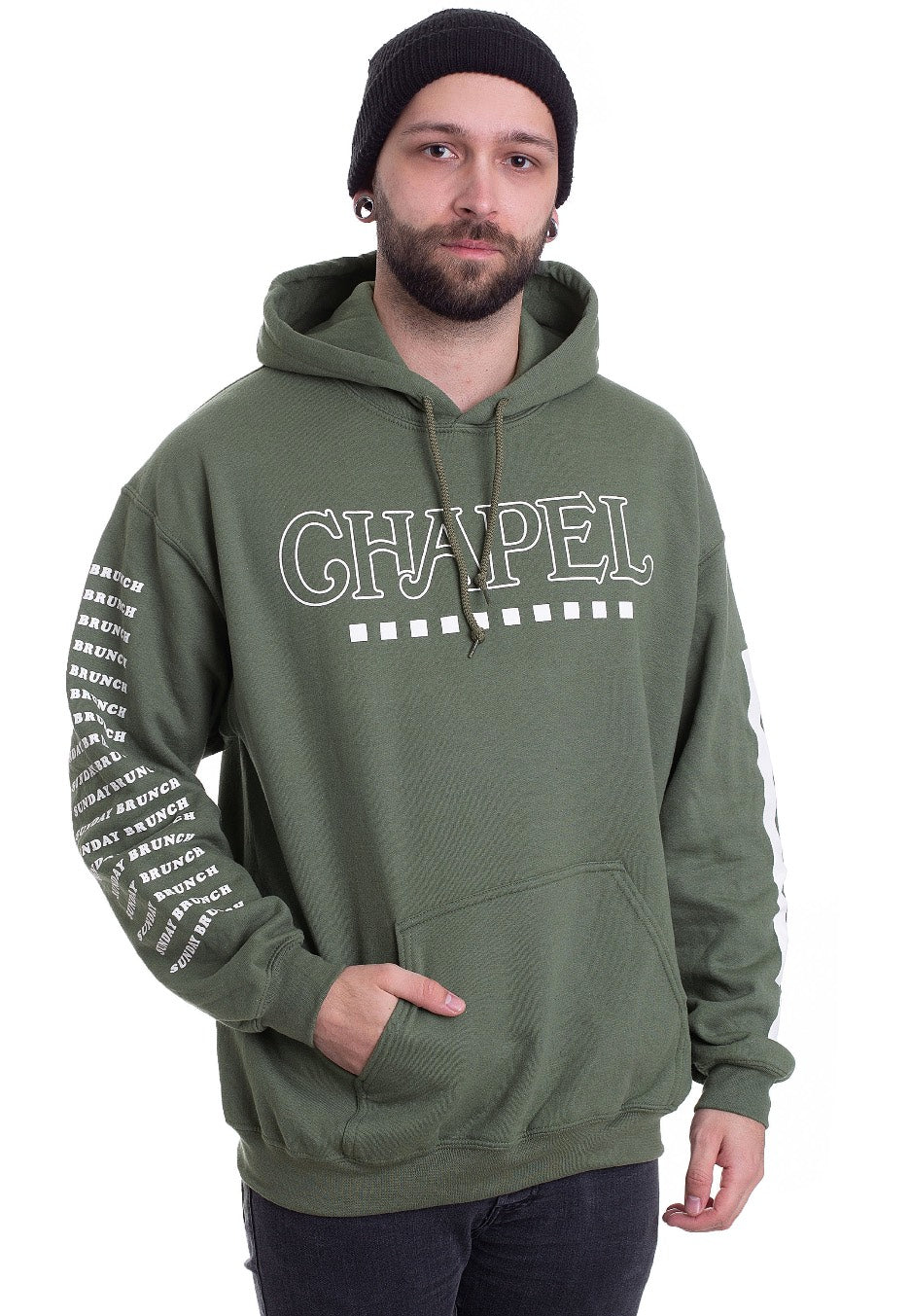 Chapel - Sunday Brunch Military Green - Hoodie | Men-Image