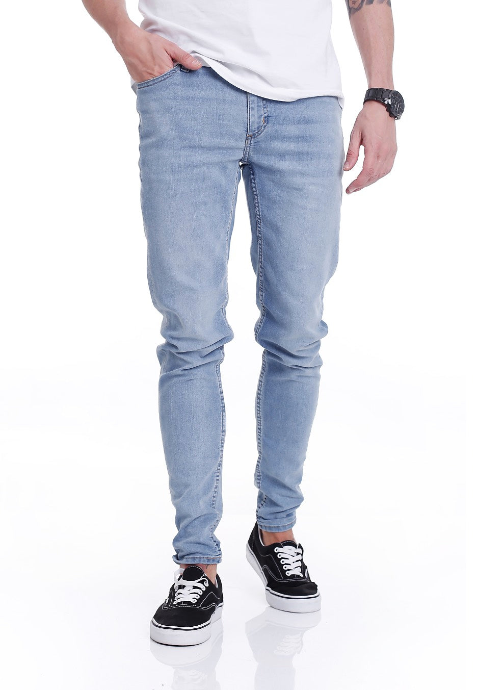 Cheap Monday - Him Spray Stone Bleach - Jeans | Men-Image