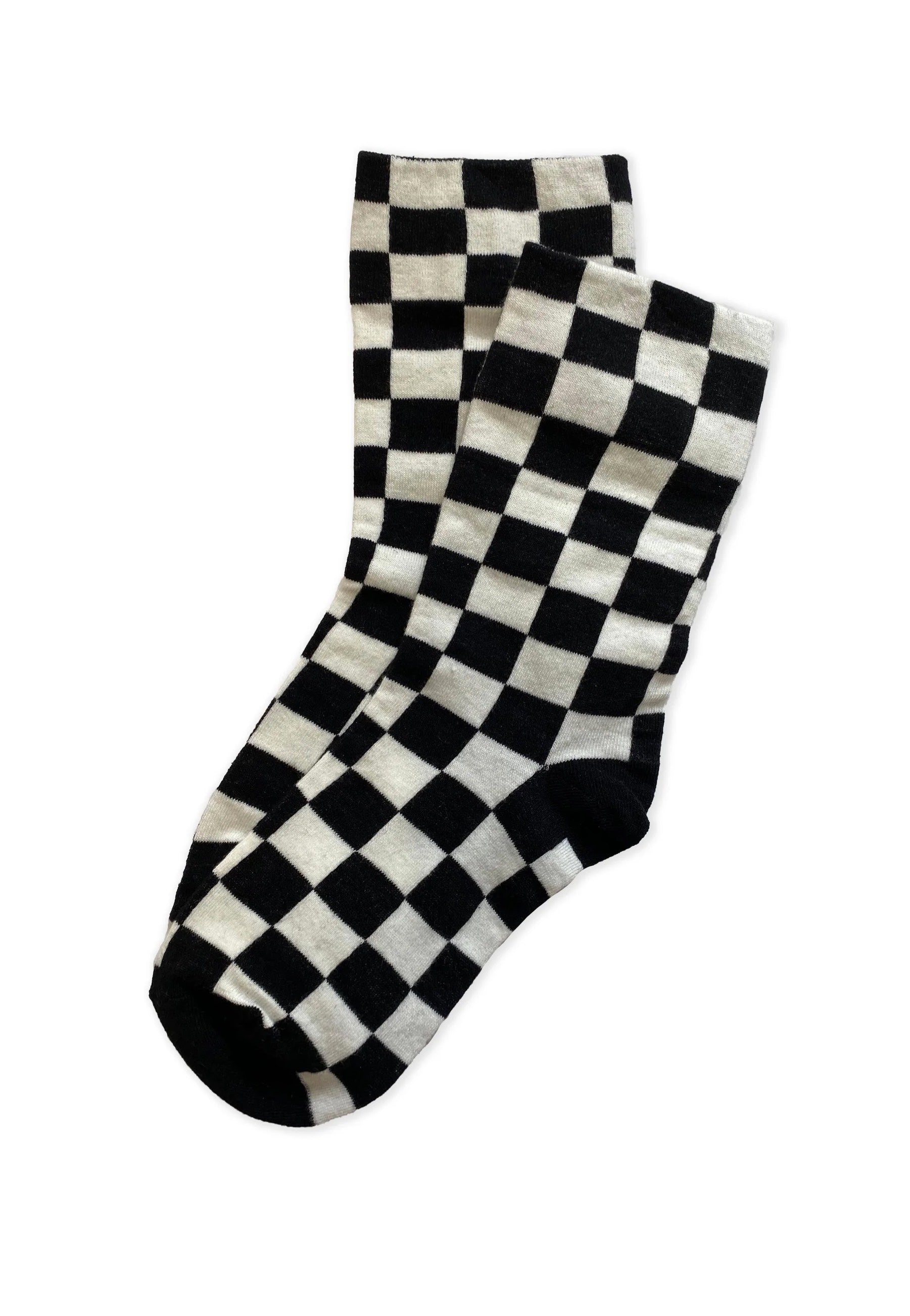 Pamela Mann - Checkerboard Ankle Black/White - Socks | Neutral-Image