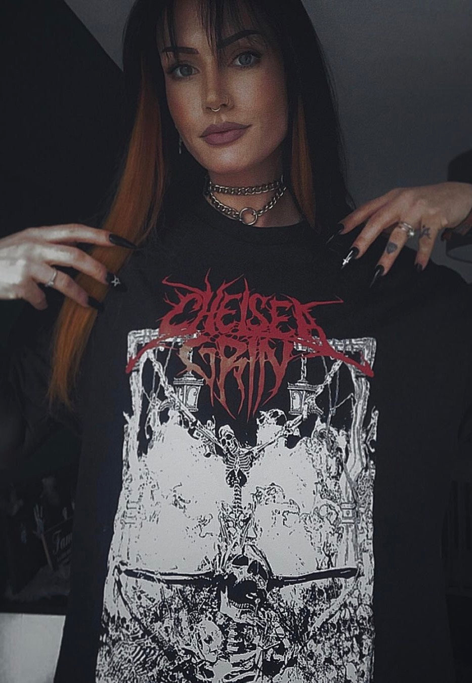 Chelsea Grin - Skeleton Inferno - T-Shirt | Women-Image