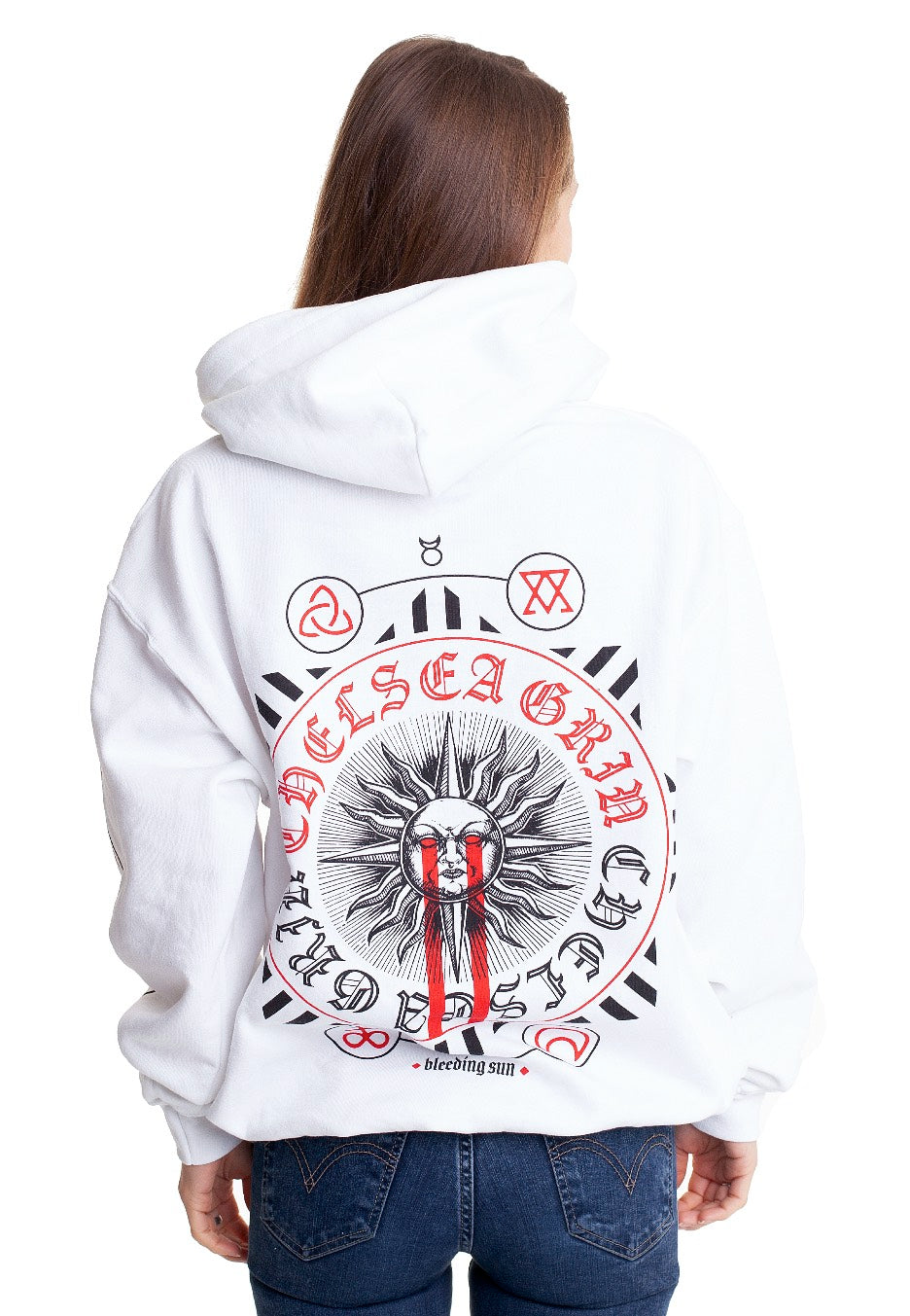 Chelsea Grin - Bleeding Sun White - Hoodie | Women-Image