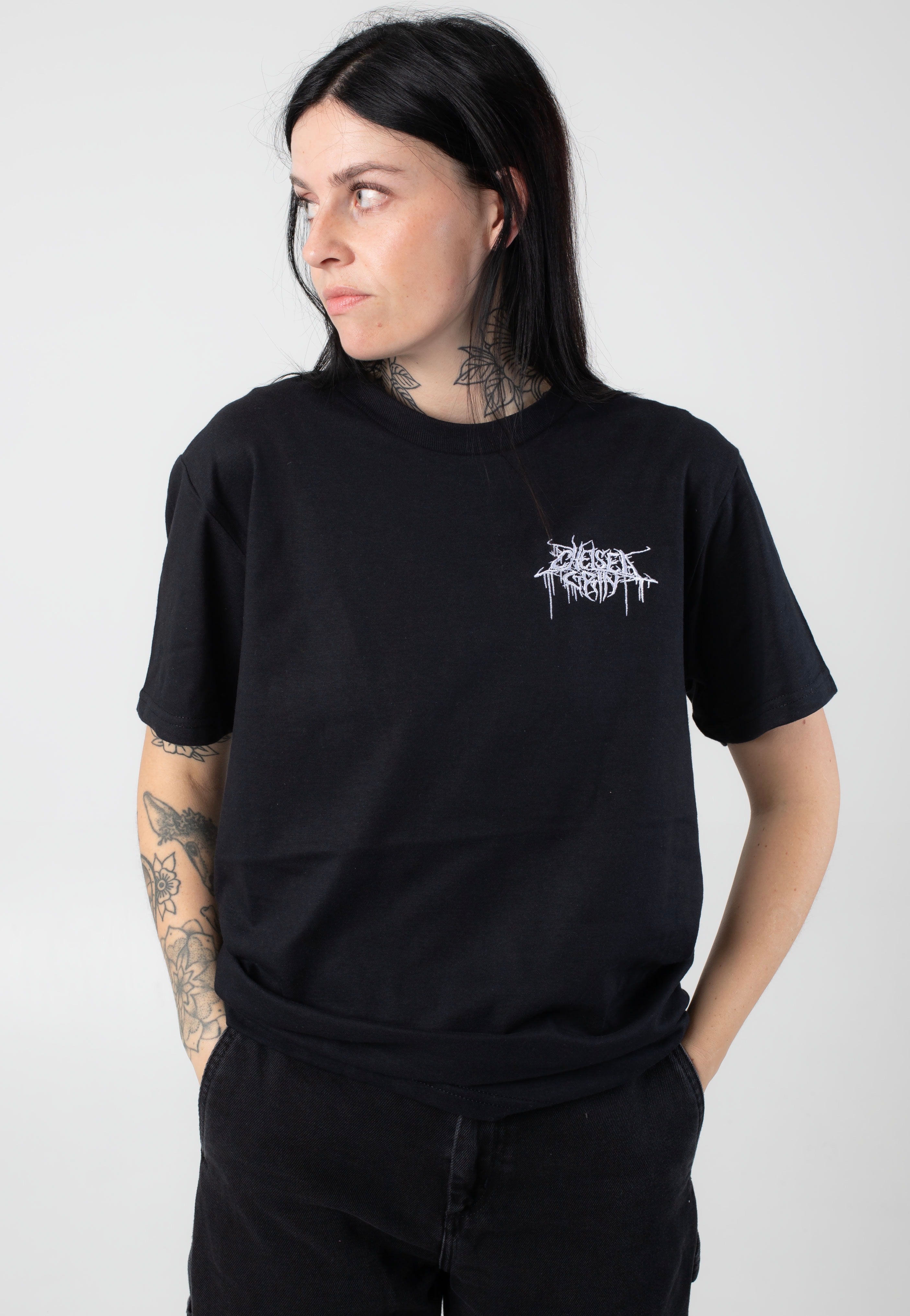 Chelsea Grin - Embroidered Logo Pocket - T-Shirt | Women-Image