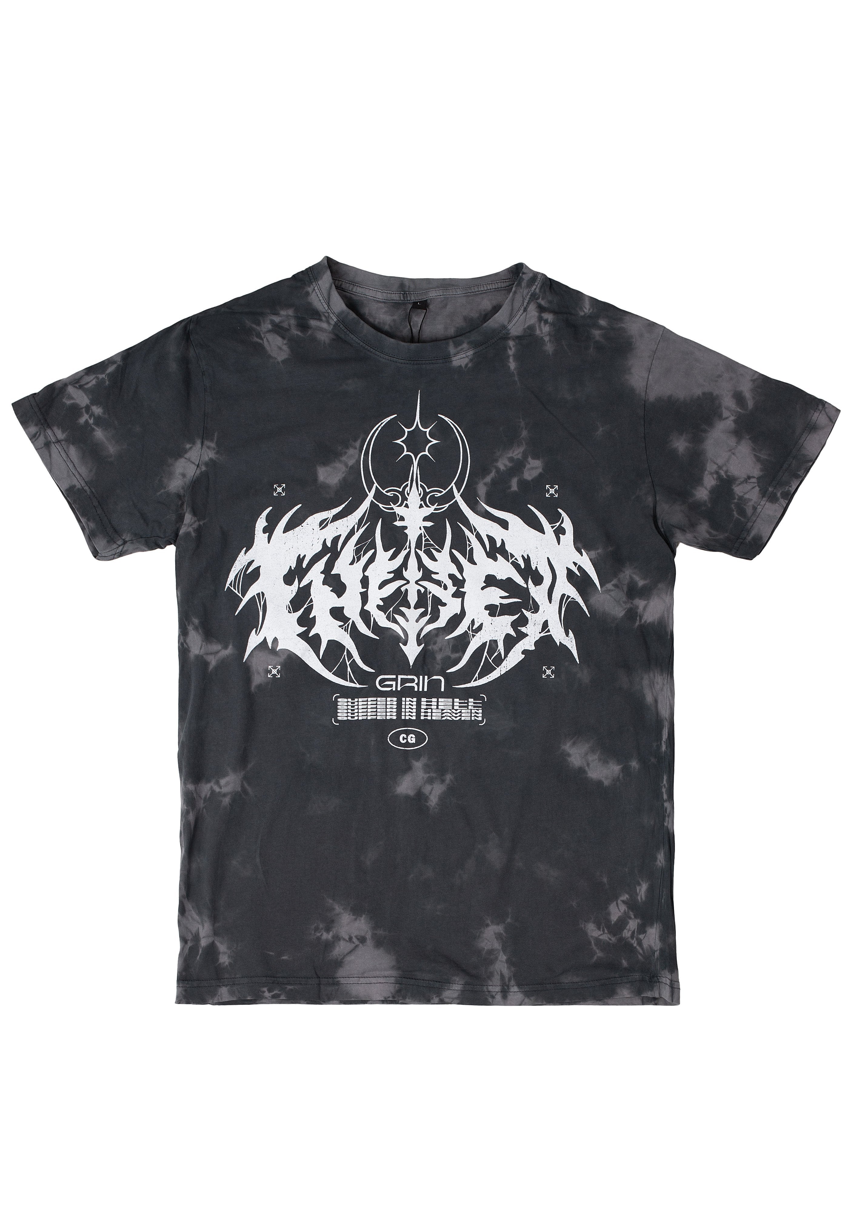 Chelsea Grin - Evil Logo Dark Tie Dye - T-Shirt | Neutral-Image