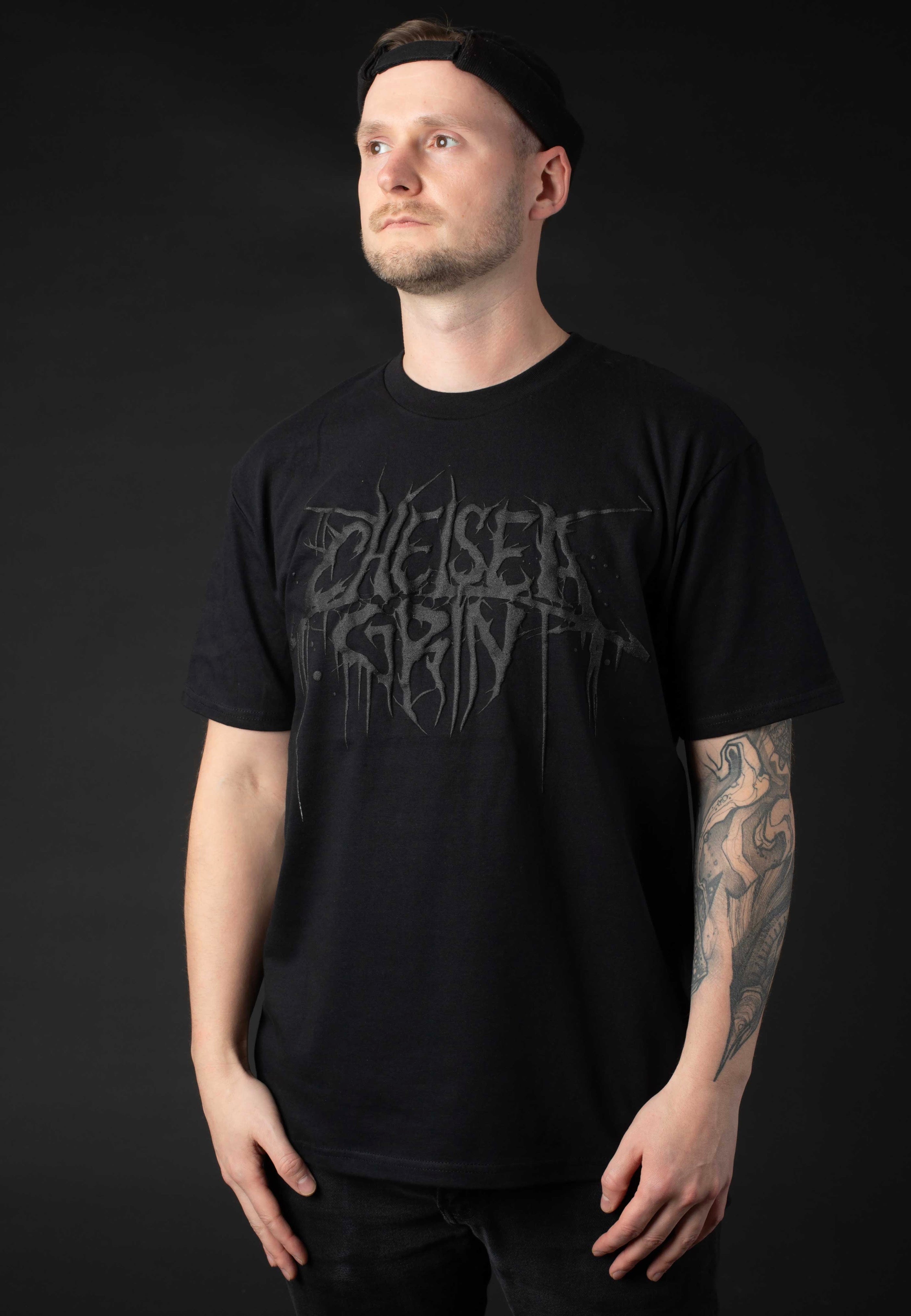 Chelsea Grin - Logo Limited Black On Black - T-Shirt | Men-Image