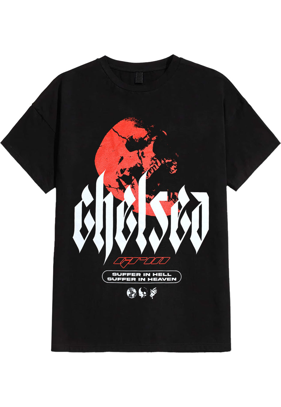 Chelsea Grin - Red Skull - T-Shirt | Neutral-Image