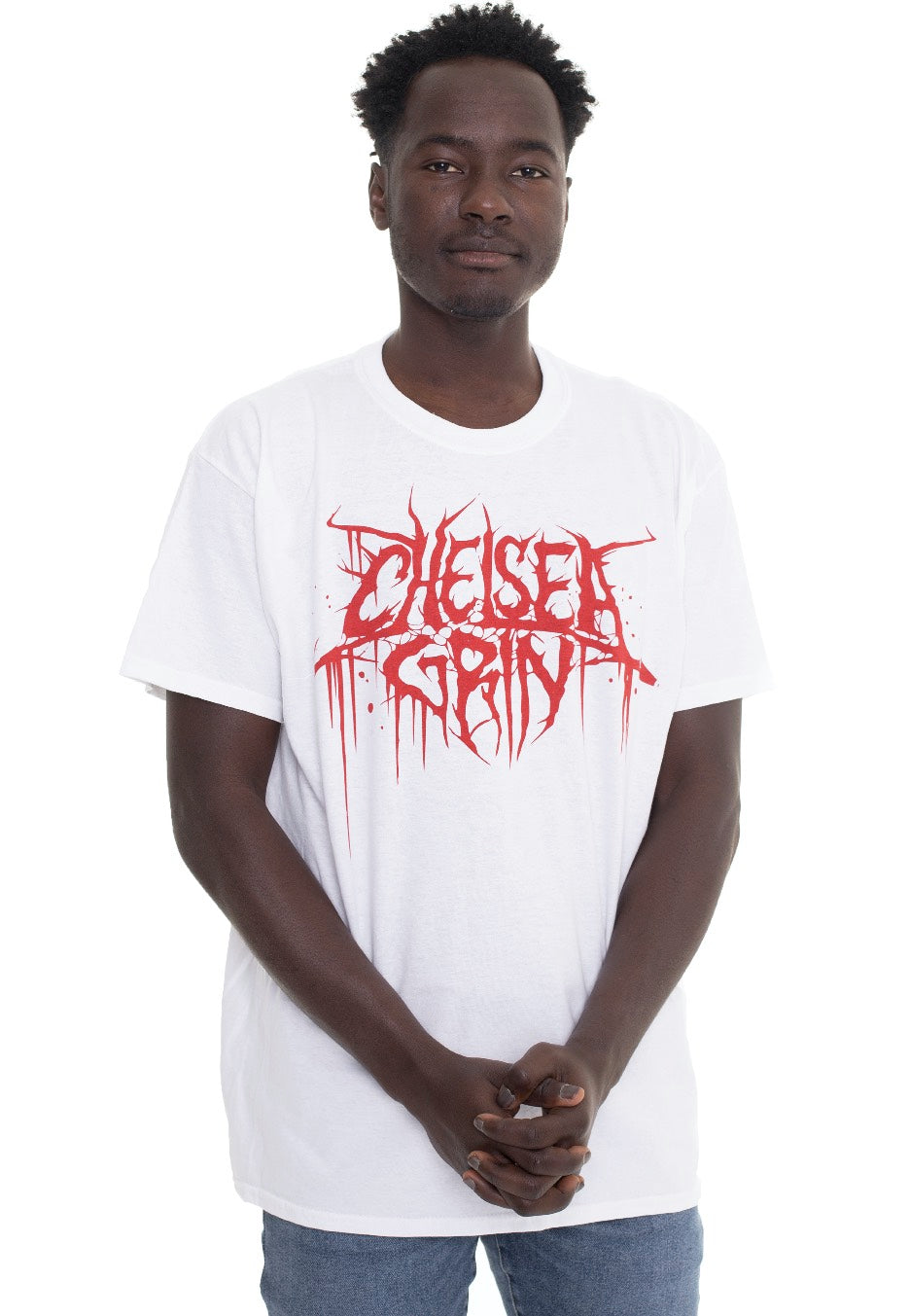 Chelsea Grin - Simple Logo White - T-Shirt | Men-Image