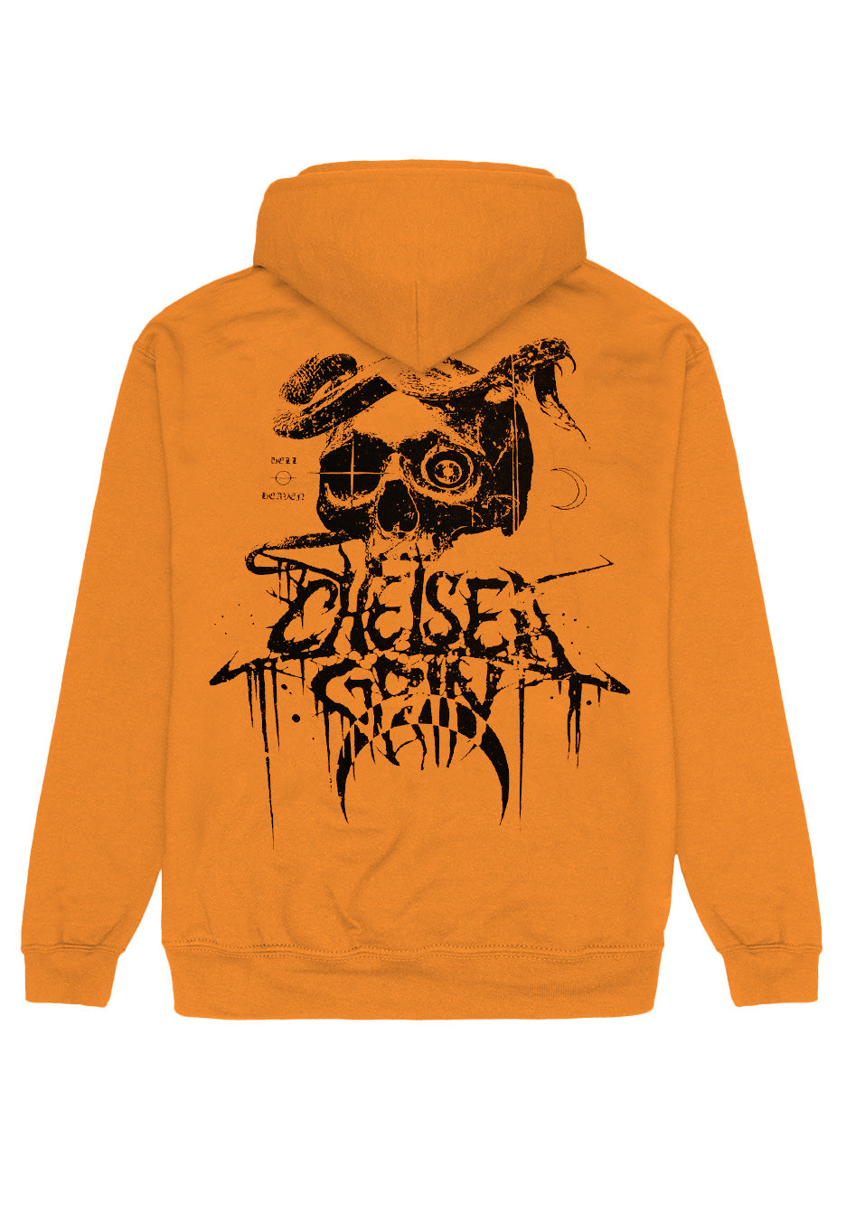 Chelsea Grin - Skull Snake Orange - Hoodie | Neutral-Image