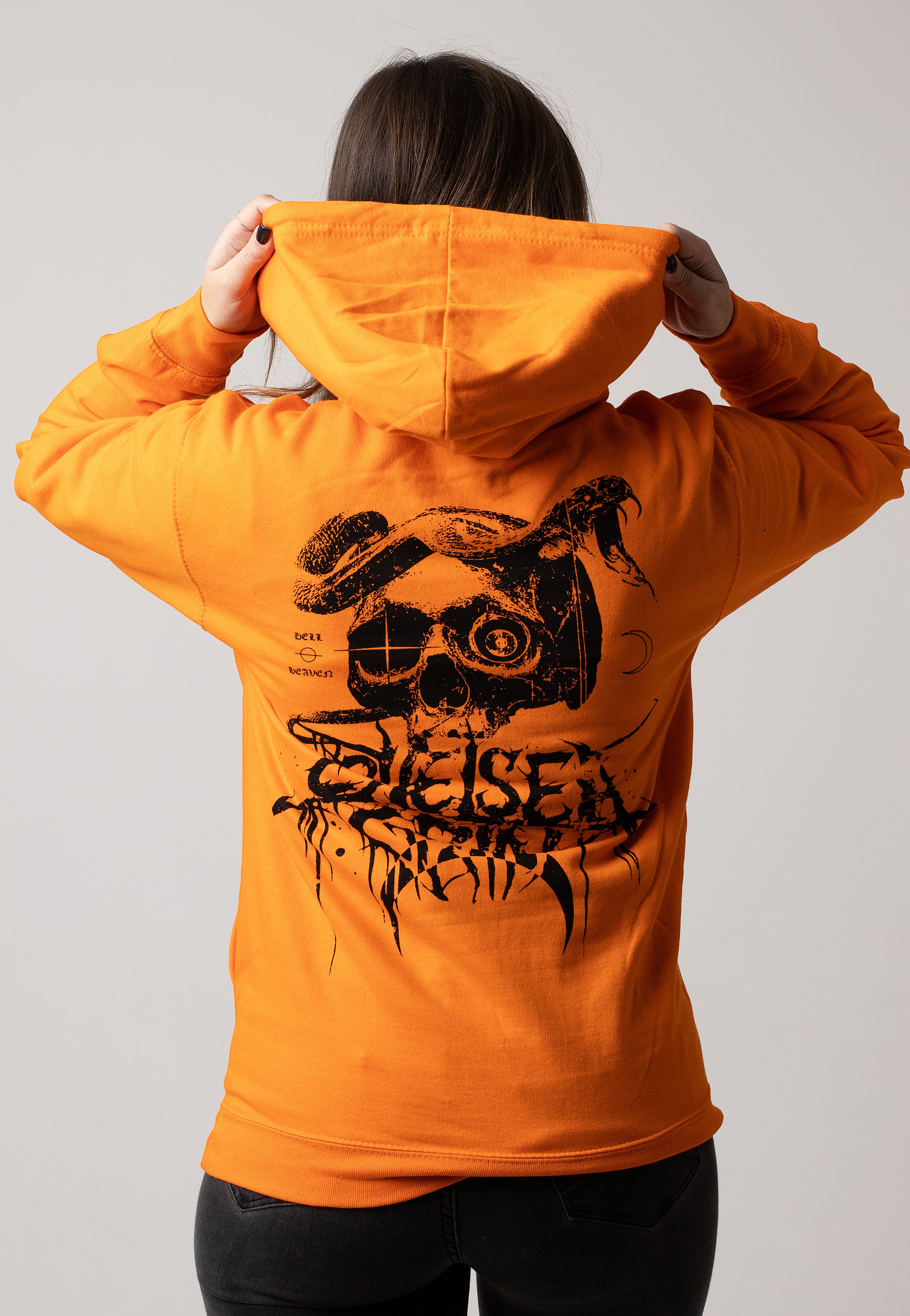 Chelsea Grin - Skull Snake Orange - Hoodie | Women-Image