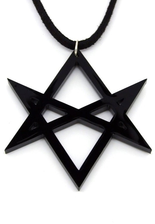 House Of Bats - Hexagram Black - Necklace | Neutral-Image