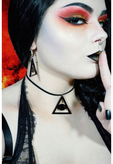 House Of Bats - Illuminati Black - Necklace | Neutral-Image