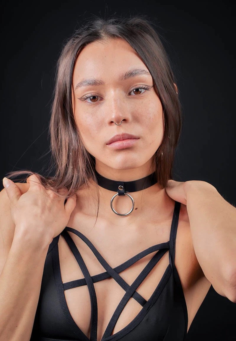 InternetXDoll - Tia Black/Silver - Choker | Neutral-Image