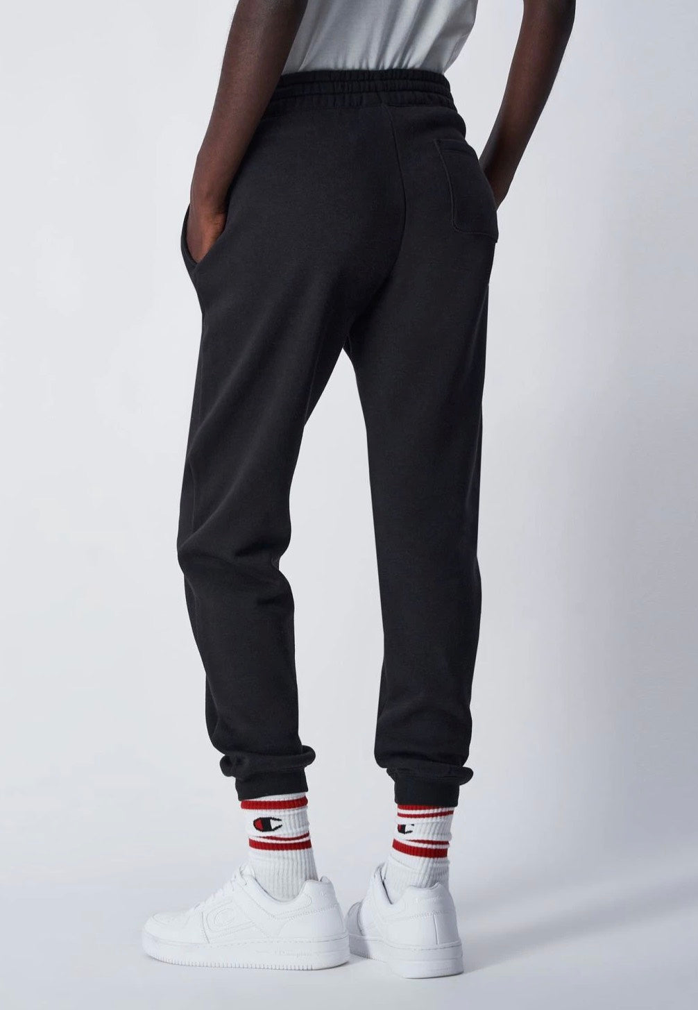 Champion - Rib Cuff Black Beauty - Pants | Women-Image