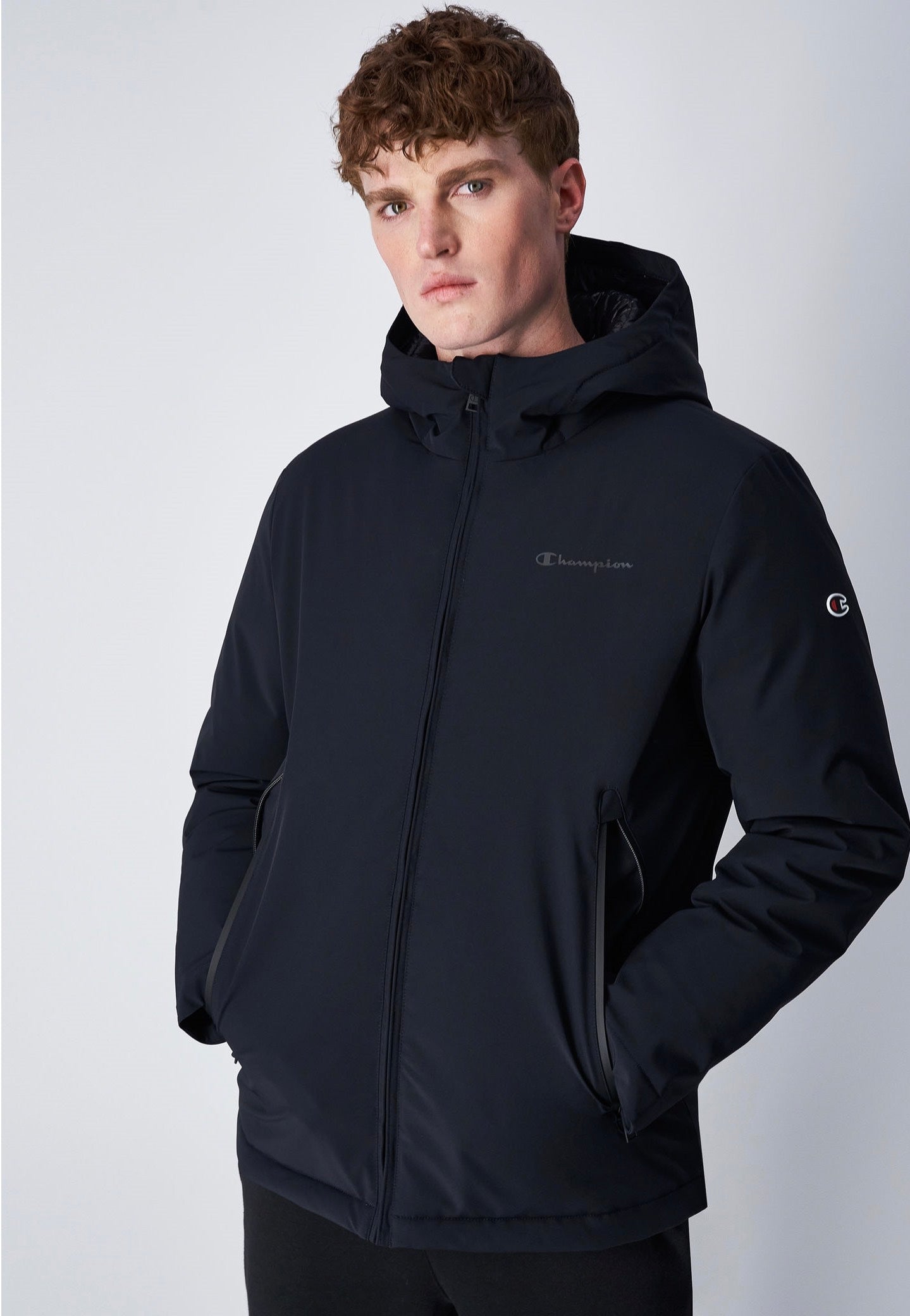 Champion - Hooded Black Beauty - Jacket | Men-Image