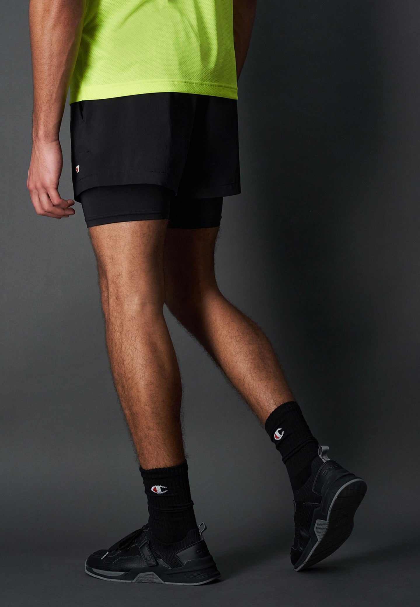 Champion - Double Dry Running NBK/NBK - Shorts | Men-Image