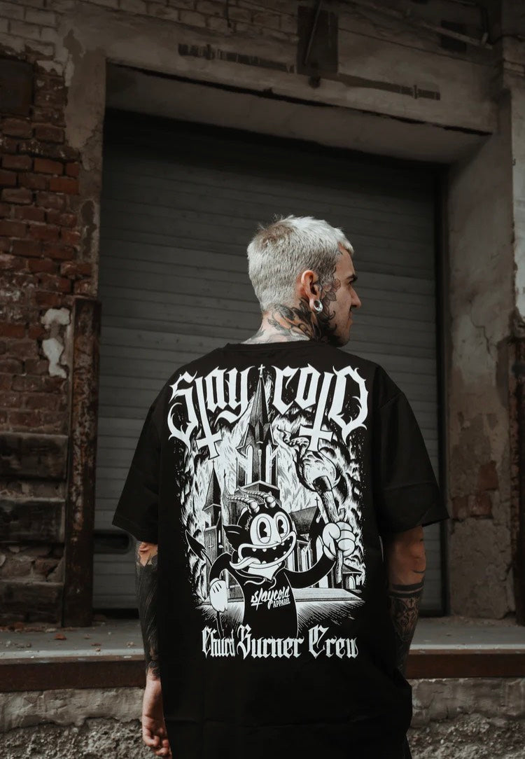 Stay Cold Apparel - Church Burner Crew Black - T-Shirt | Men-Image