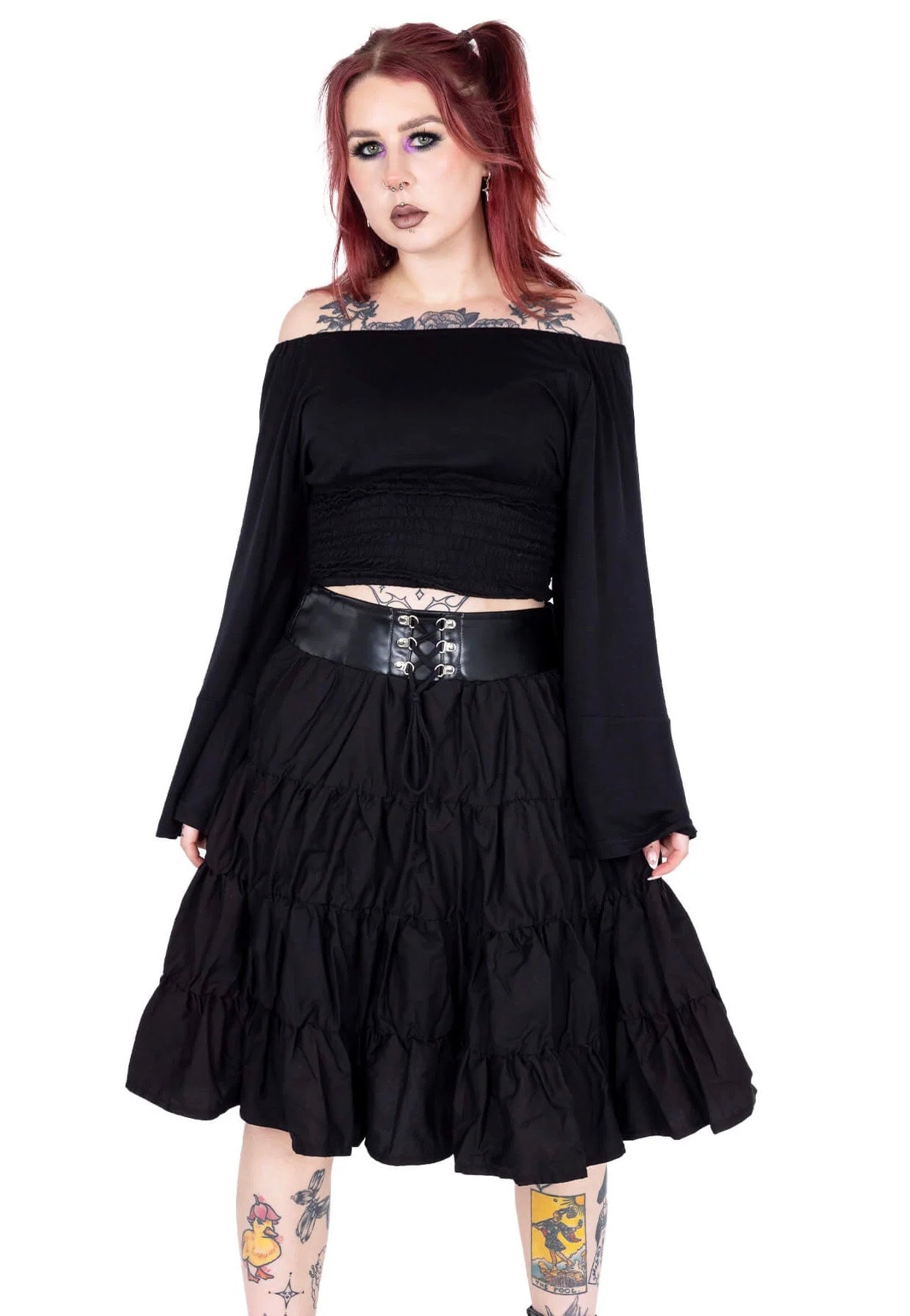 Poizen Industries - Clea Black - Skirt | Women-Image