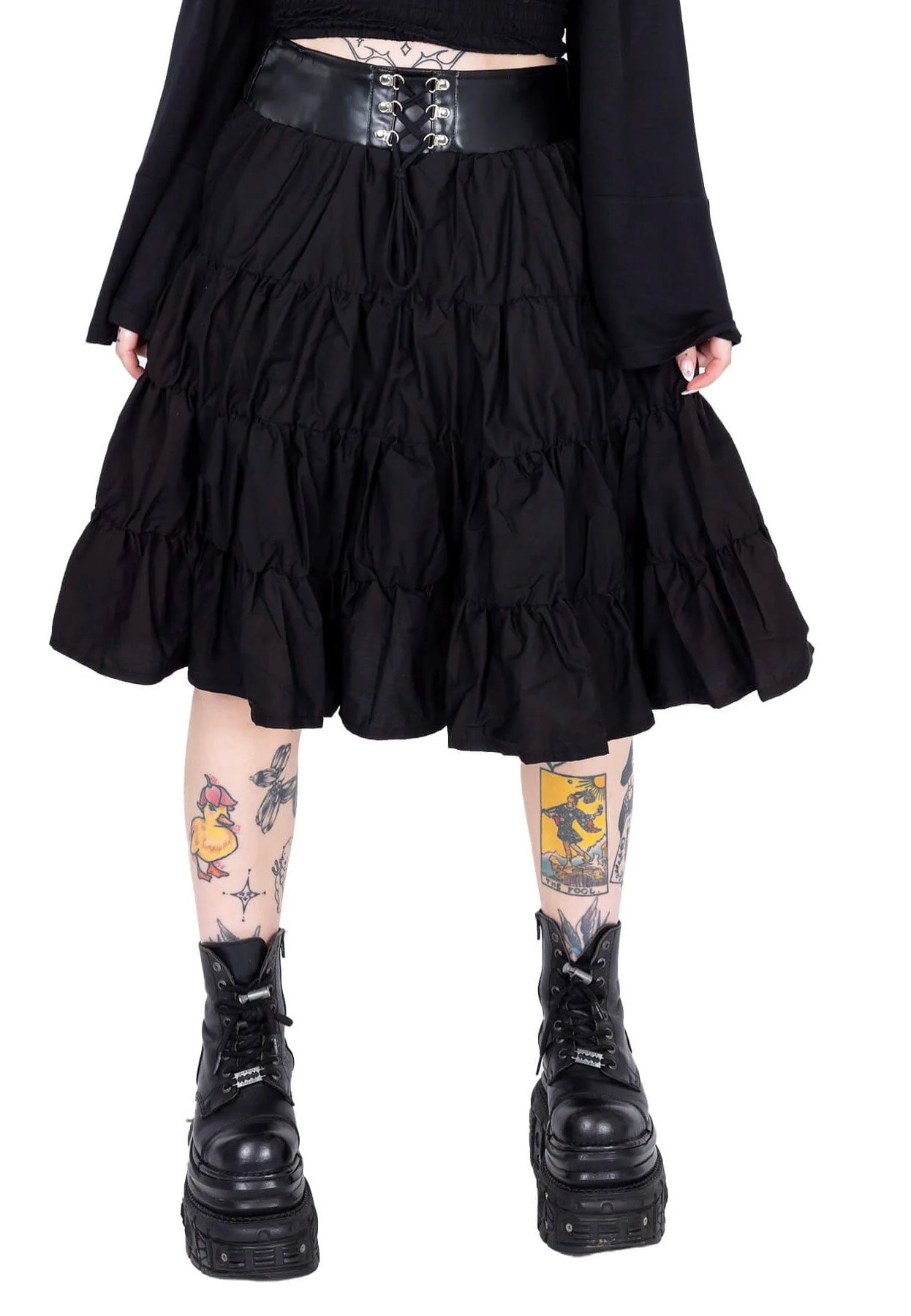 Poizen Industries - Clea Black - Skirt | Women-Image