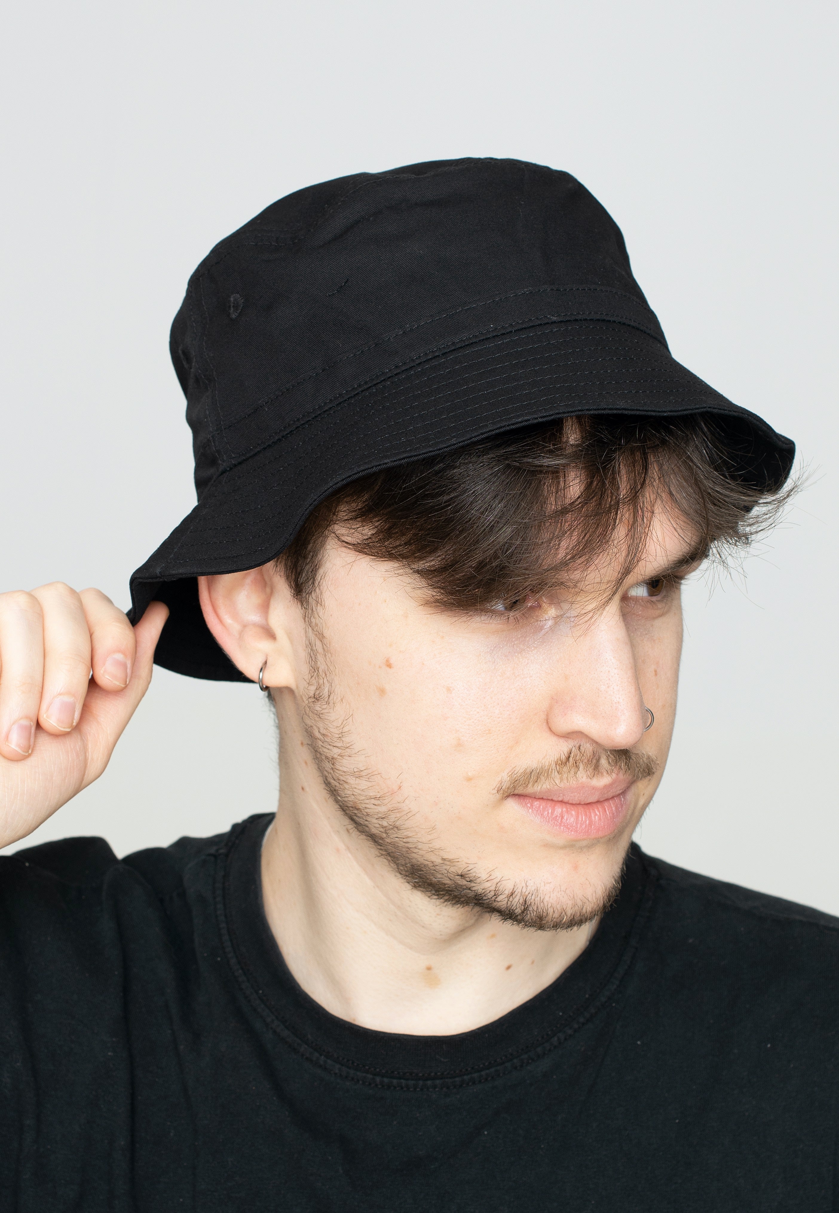 Cleptomanicx - Bucket Wash Black - Bucket Hat | Neutral-Image