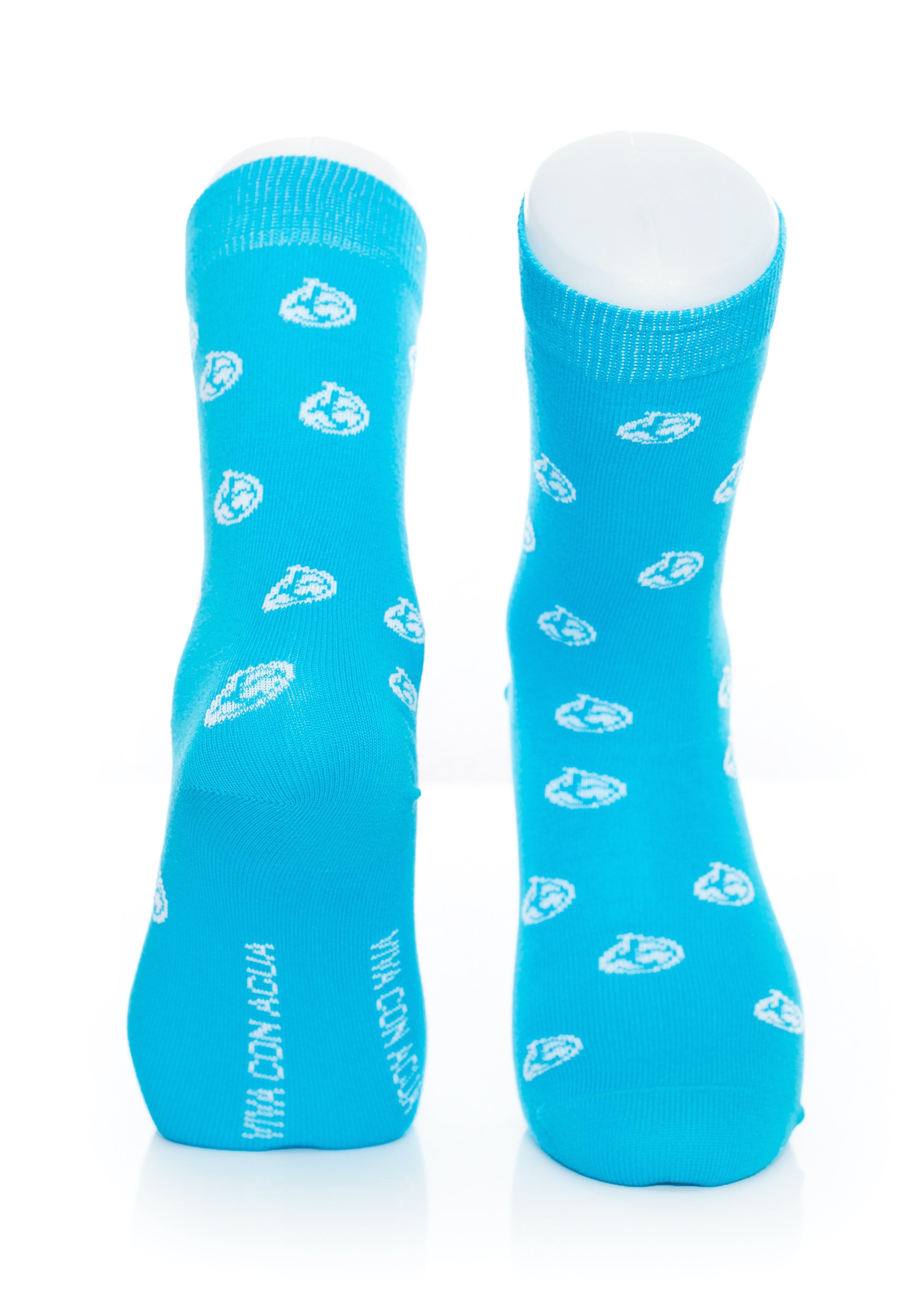 Cleptomanicx - VCA Logo Blue - Socks | Neutral-Image